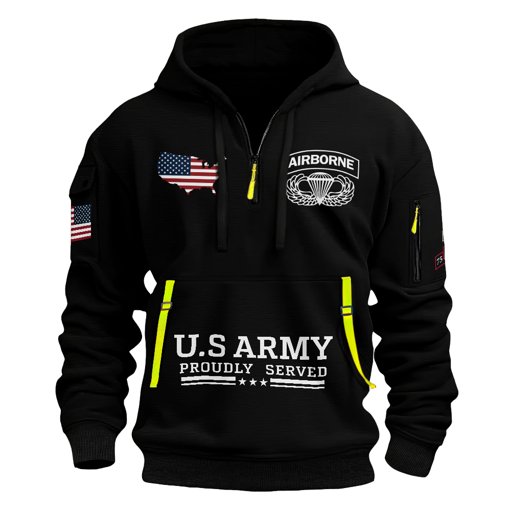 75th Ranger Regiment Quarter Zip Hoodie