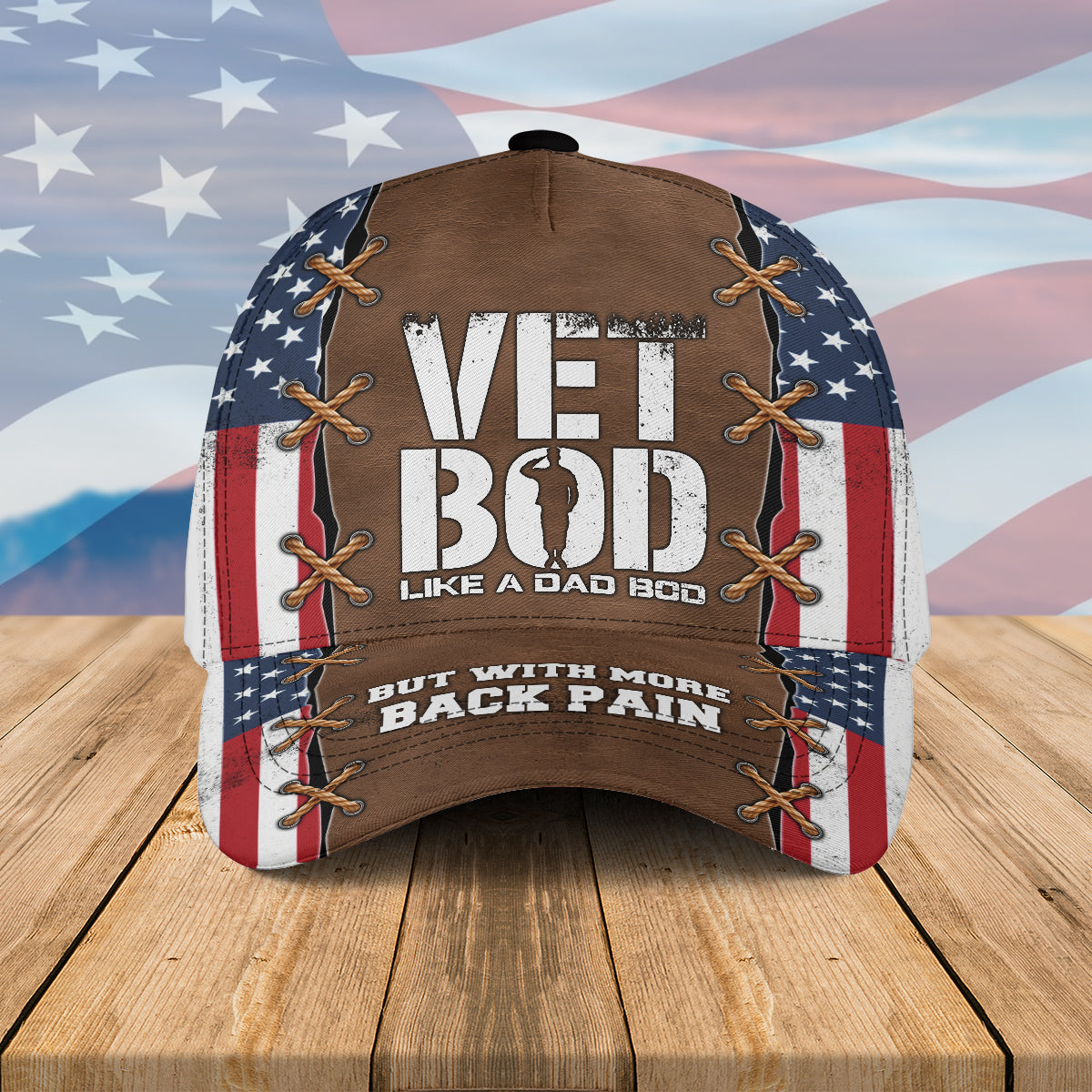 Vet Bod Like A Dad Bod But With More Back Pain Hat Cap