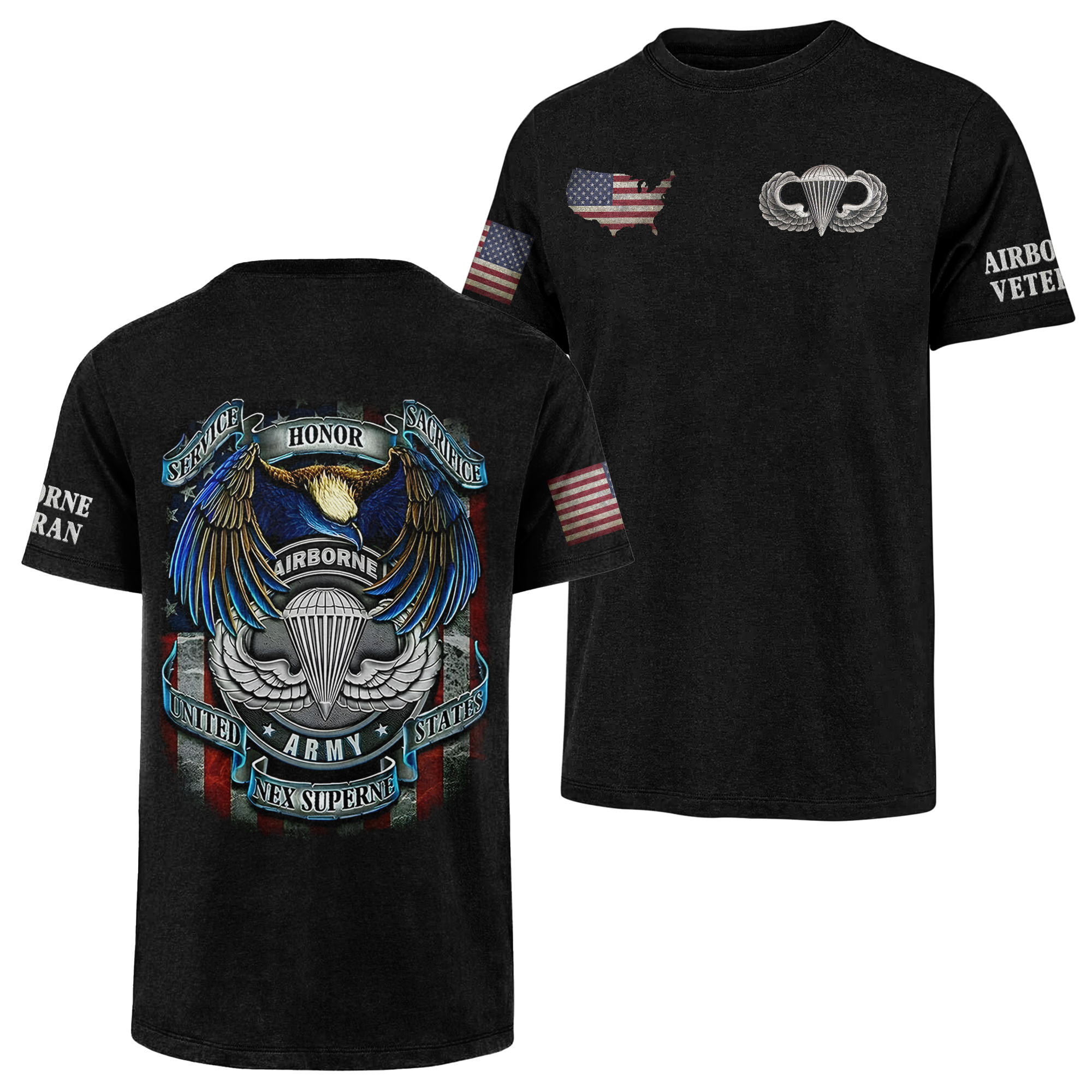 Airborne Honor Service Sacrifice Classic Tee