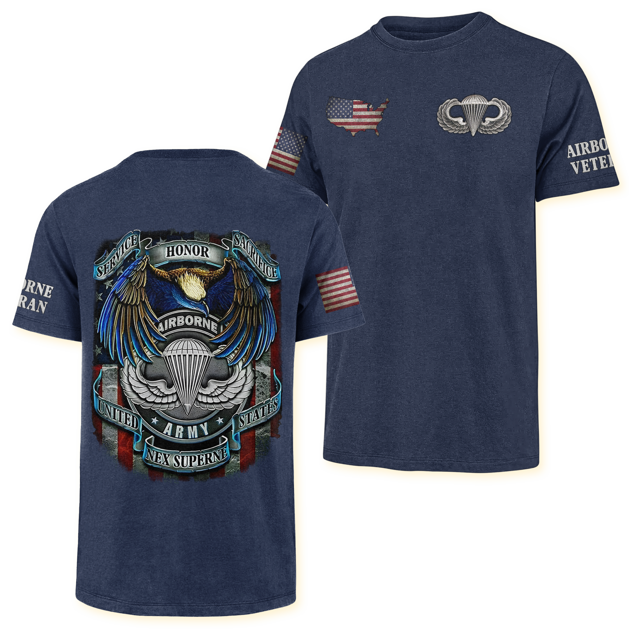 Airborne Honor Service Sacrifice Classic Tee