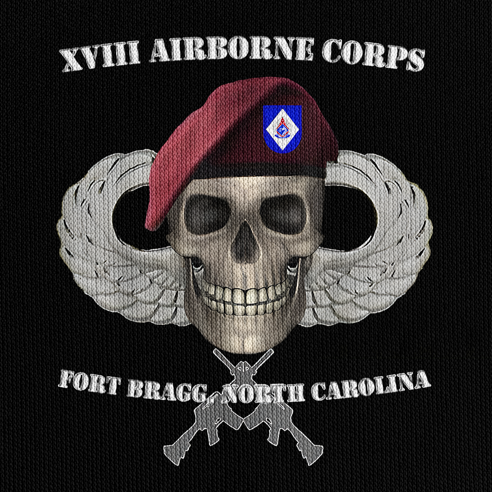 XVIII Airborne Sky Dragons Zipper Pouch Quarter-Zip Hoodie