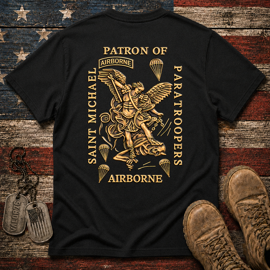 Saint Michael Patron Of Paratroopers Classic Tee