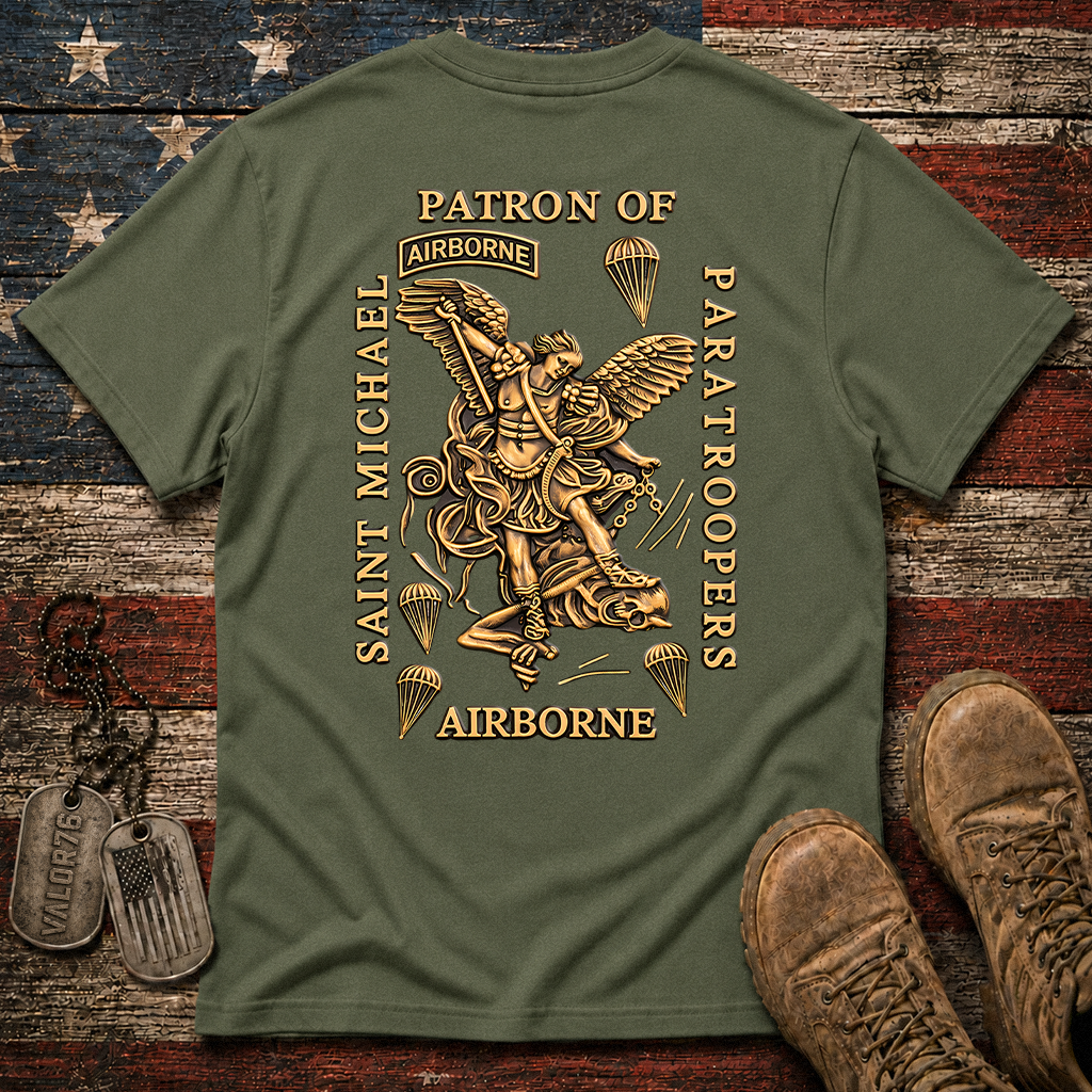 Saint Michael Patron Of Paratroopers Classic Tee