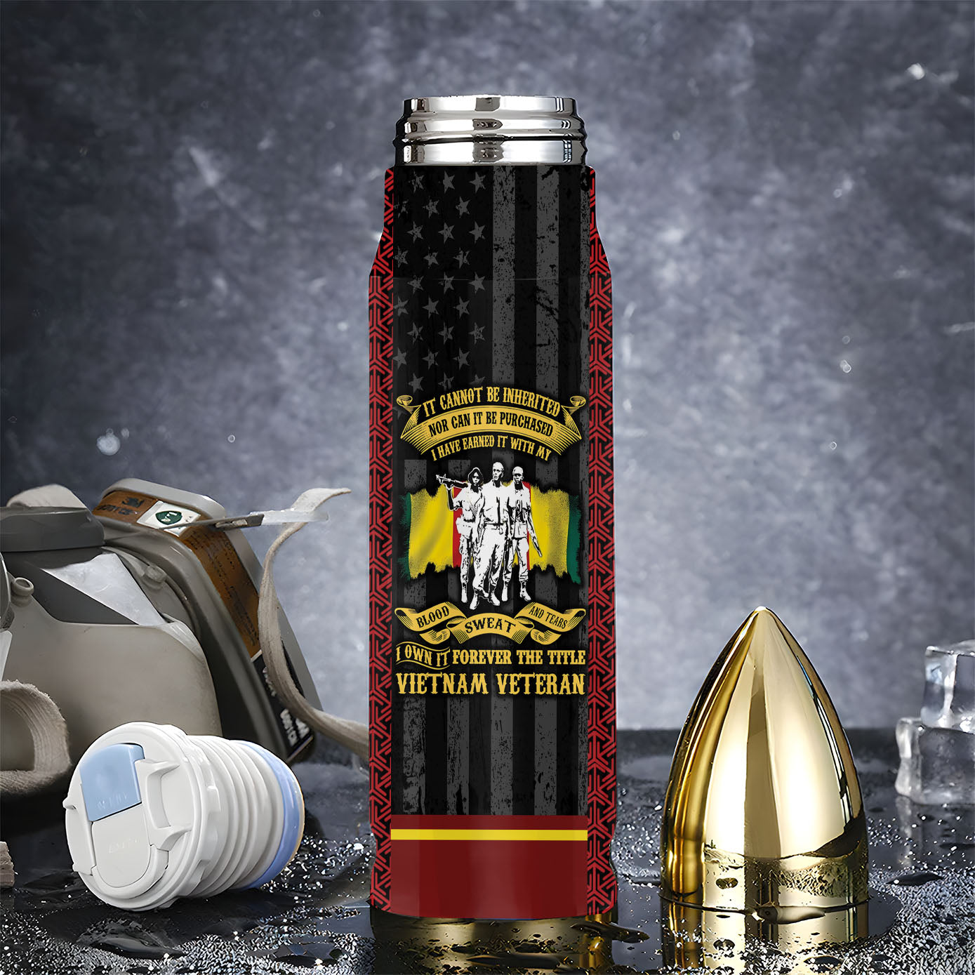 I Own It Forever The Title Vietnam Veteran Bullet Tumbler