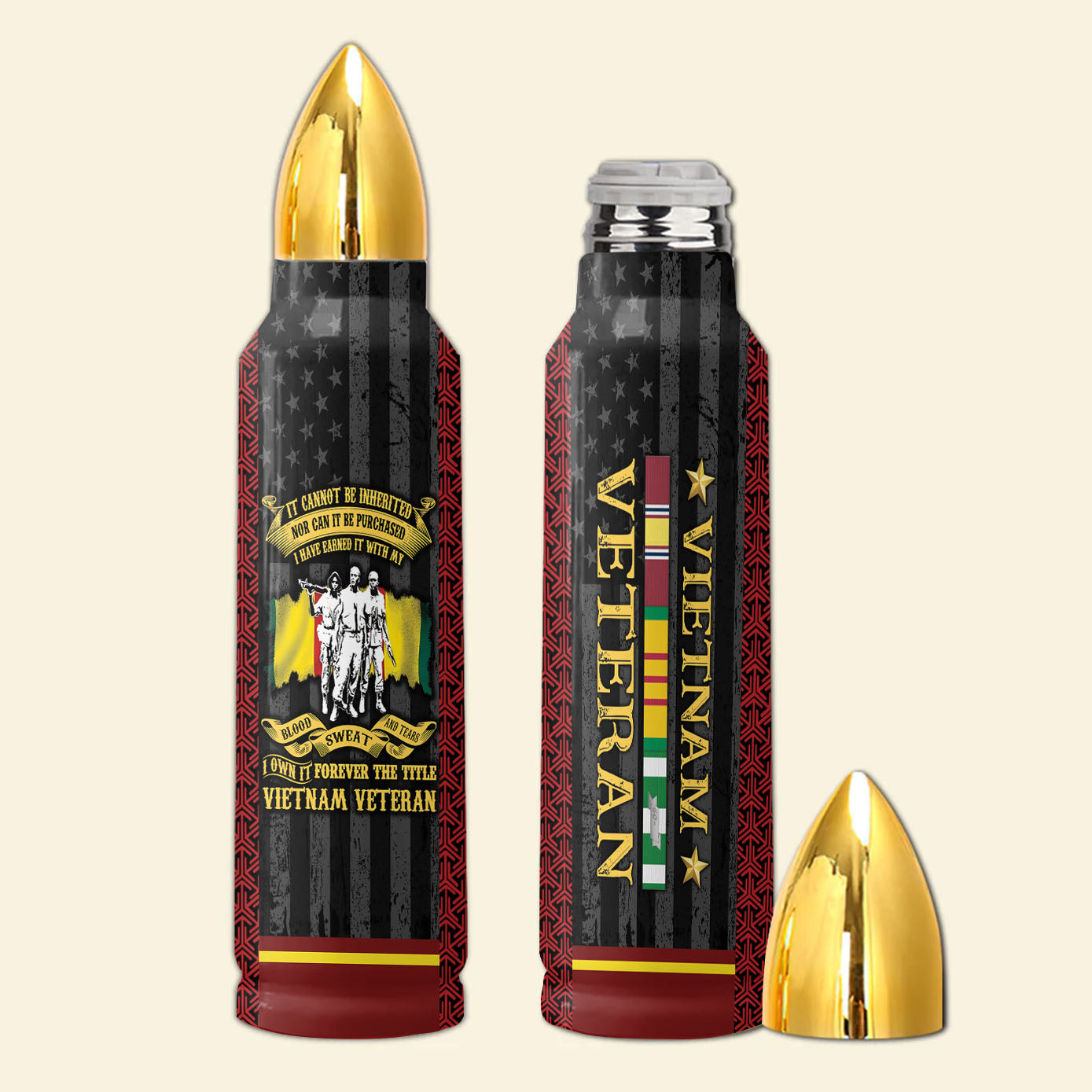 I Own It Forever The Title Vietnam Veteran Bullet Tumbler