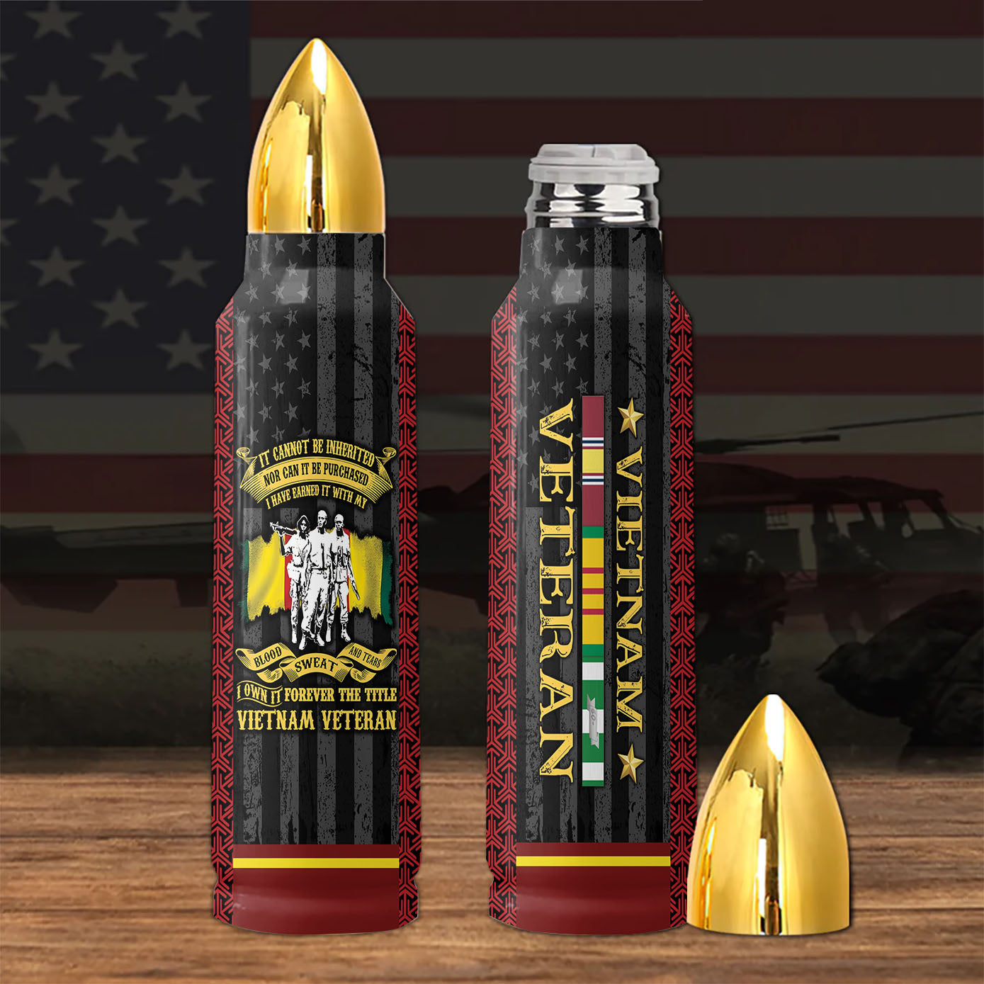 I Own It Forever The Title Vietnam Veteran Bullet Tumbler