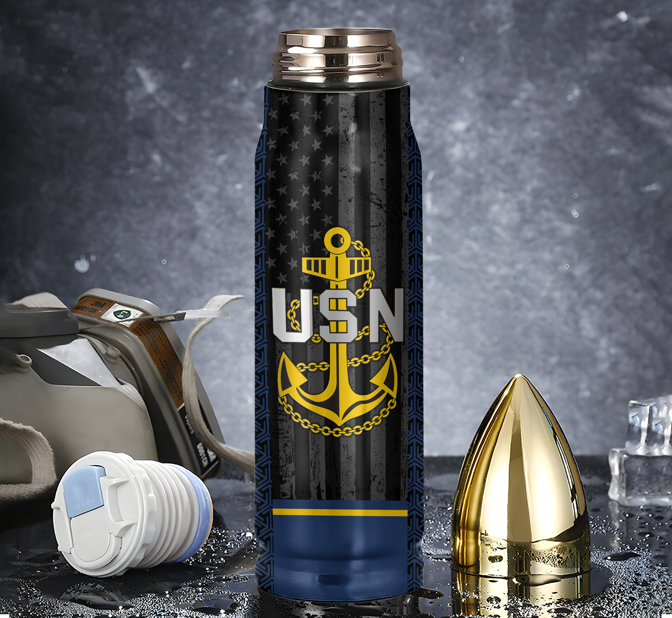 I Have Seen The World In The Navy Bullet Tumbler