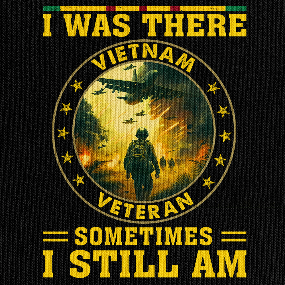 Vietnam Veteran I Was There Quarter Zip Hoodie