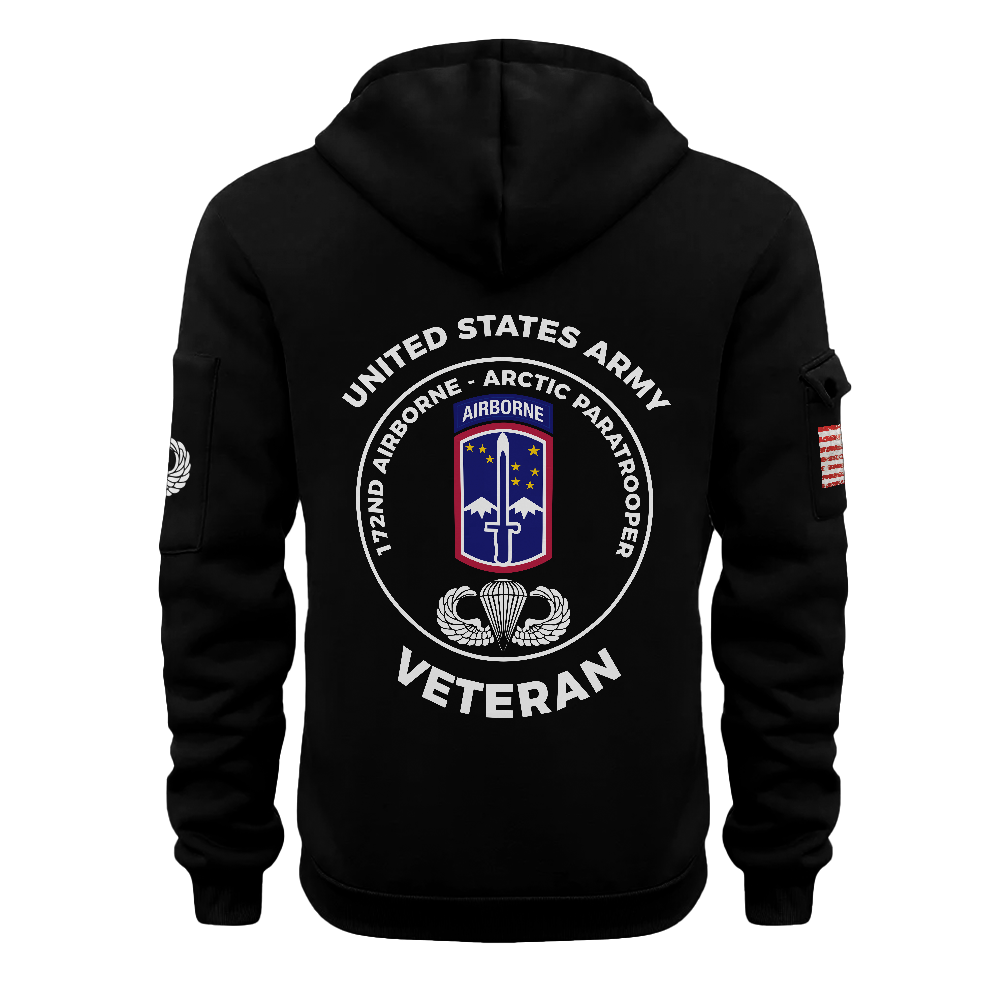 172nd Airborne Brigade Quarter Zip Hoodie