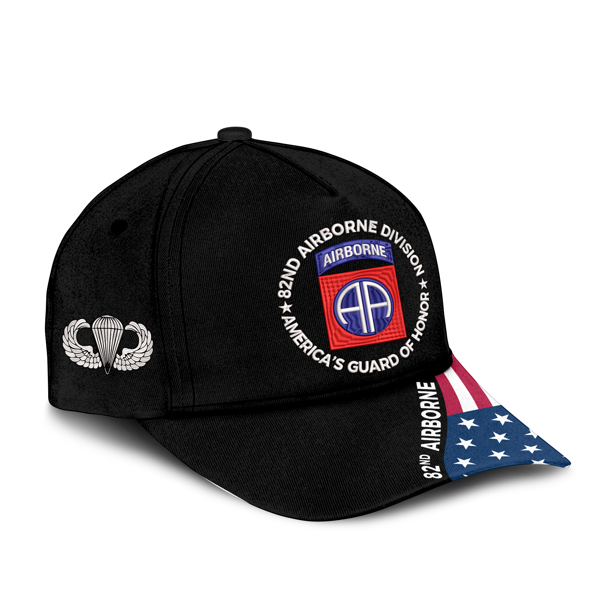 82nd Airborne Division Embroidered & Printed Cap