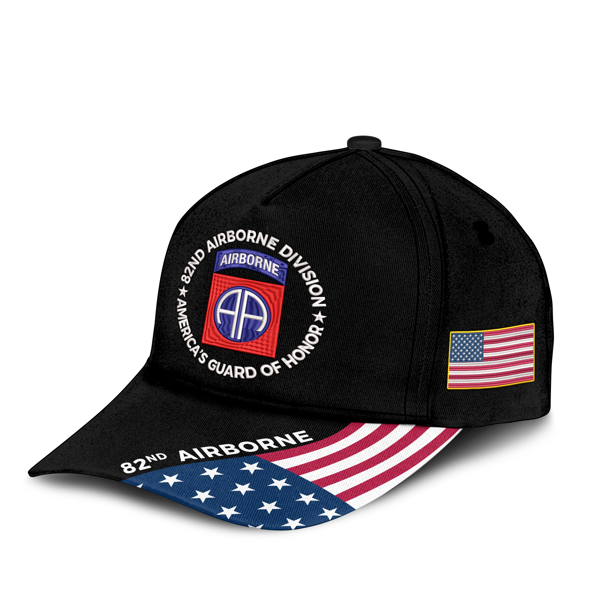 82nd Airborne Division Embroidered & Printed Cap