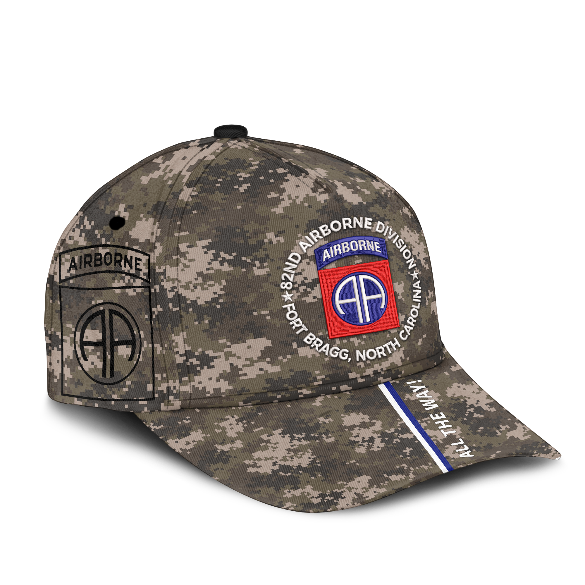 82nd Airborne Division Embroidered & Printed Cap