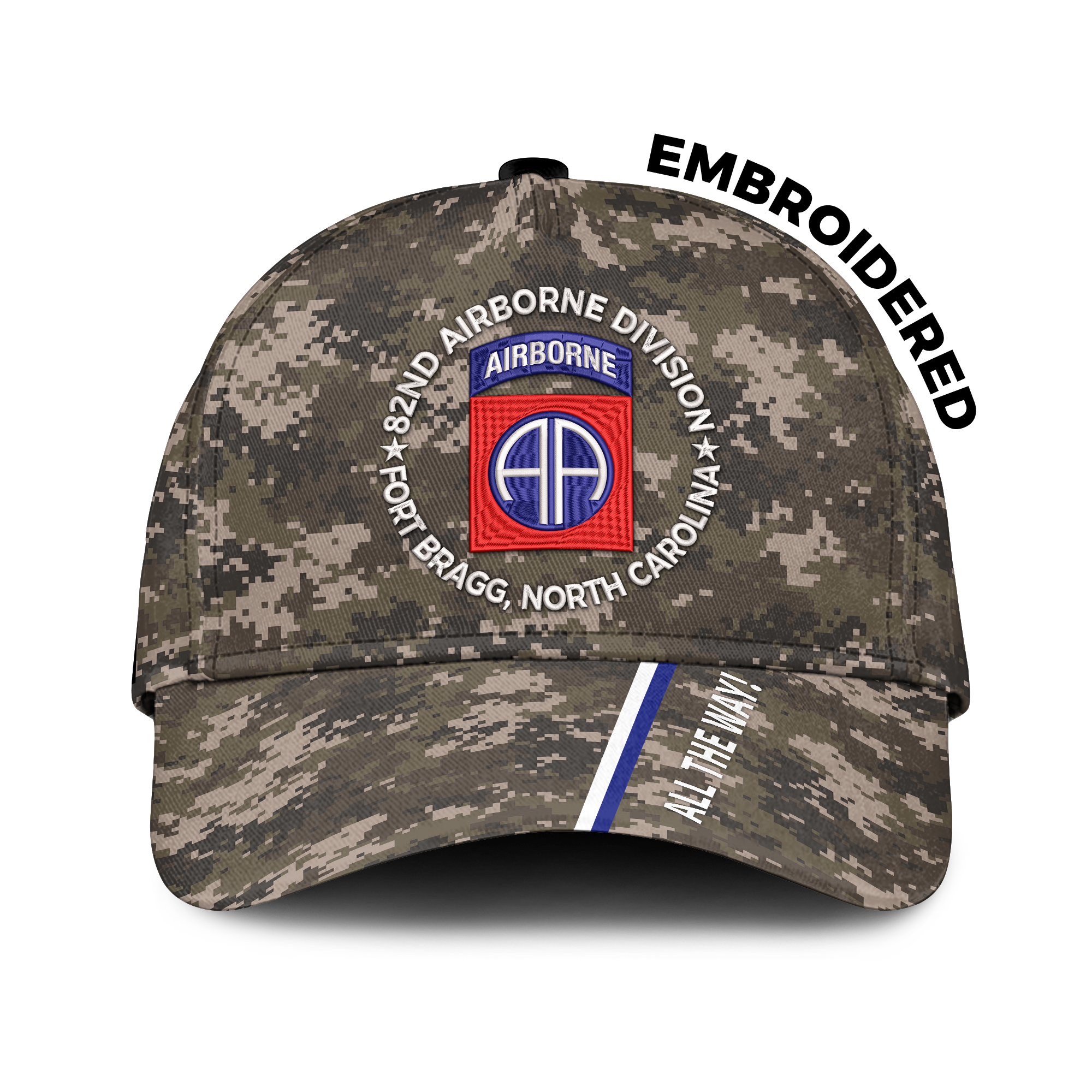 82nd Airborne Division Embroidered & Printed Cap