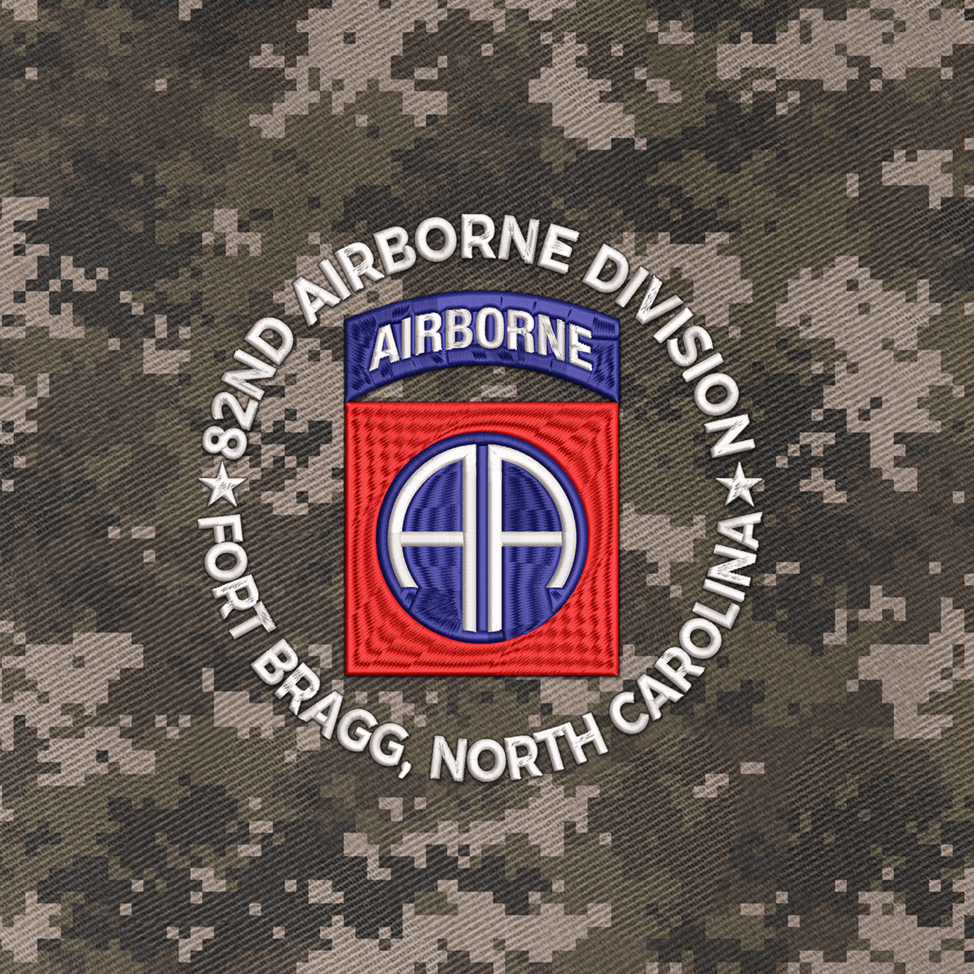 82nd Airborne Division Embroidered & Printed Cap