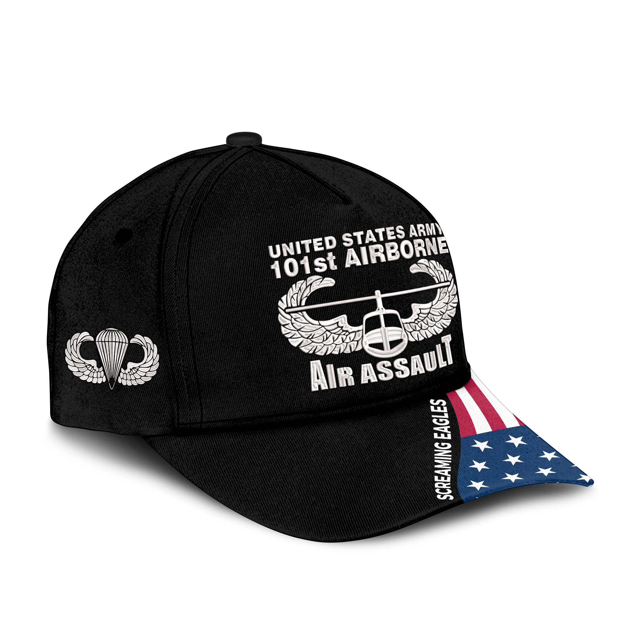 101st Airborne Air Assault Embroidered & Printed Cap