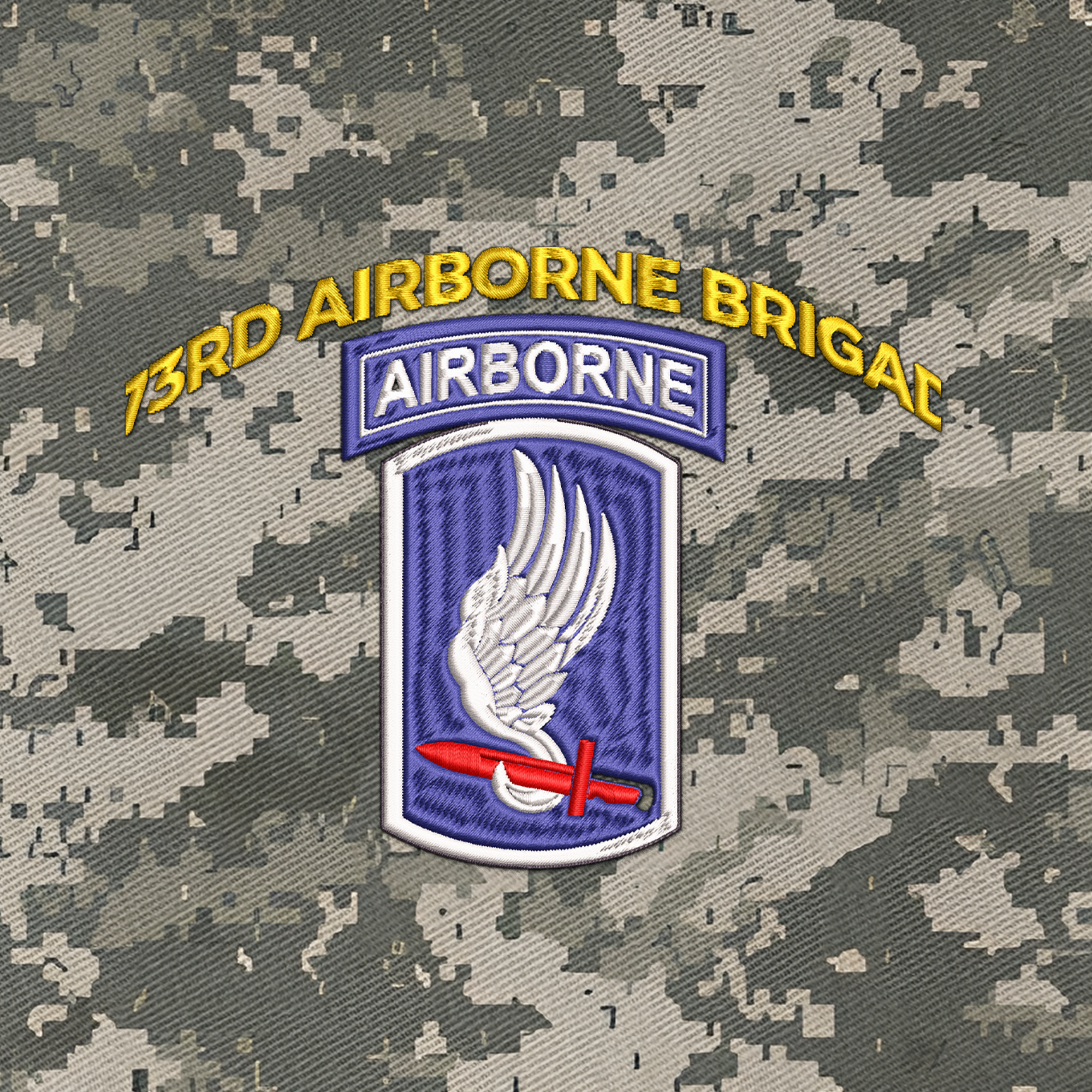 173rd Airborne Brigade Sky Soldiers Embroidered & Printed Cap