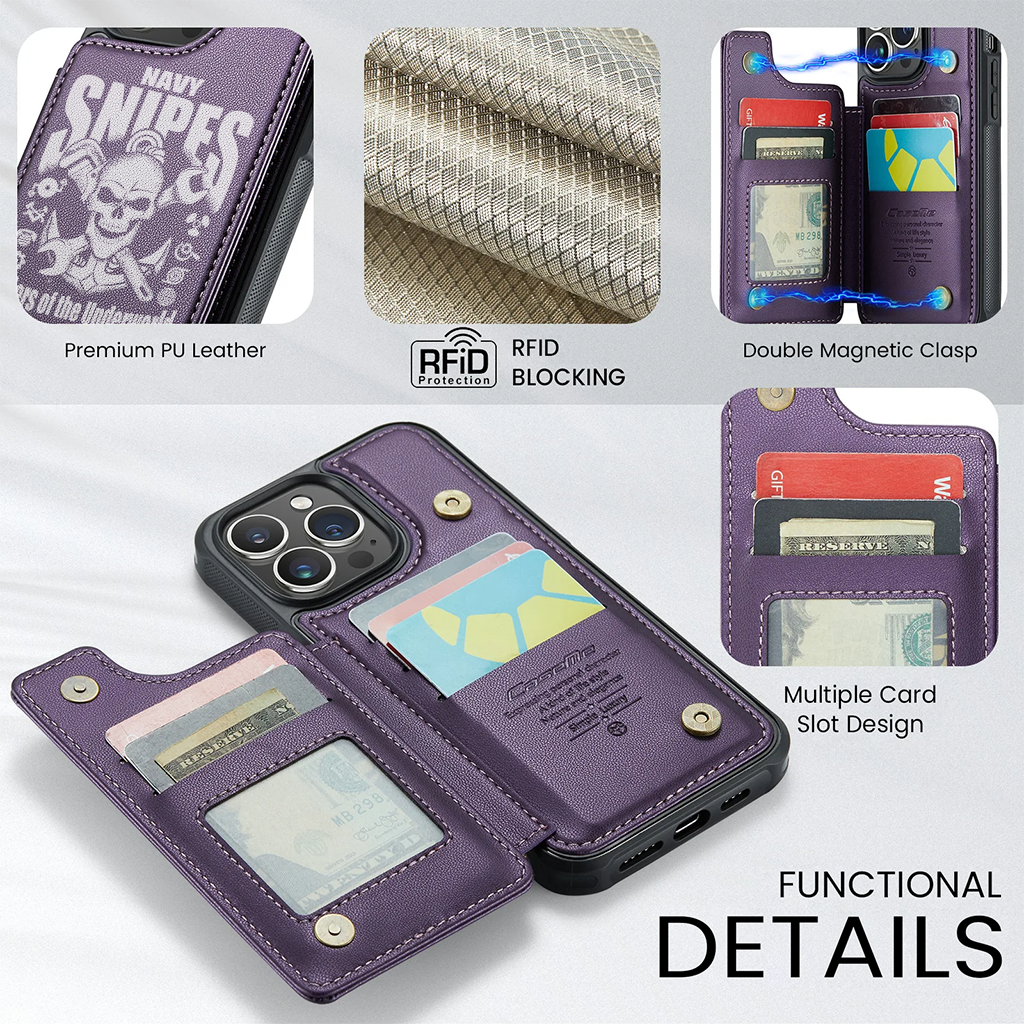 Personalizable Navy Snipes Wallet Phone Case