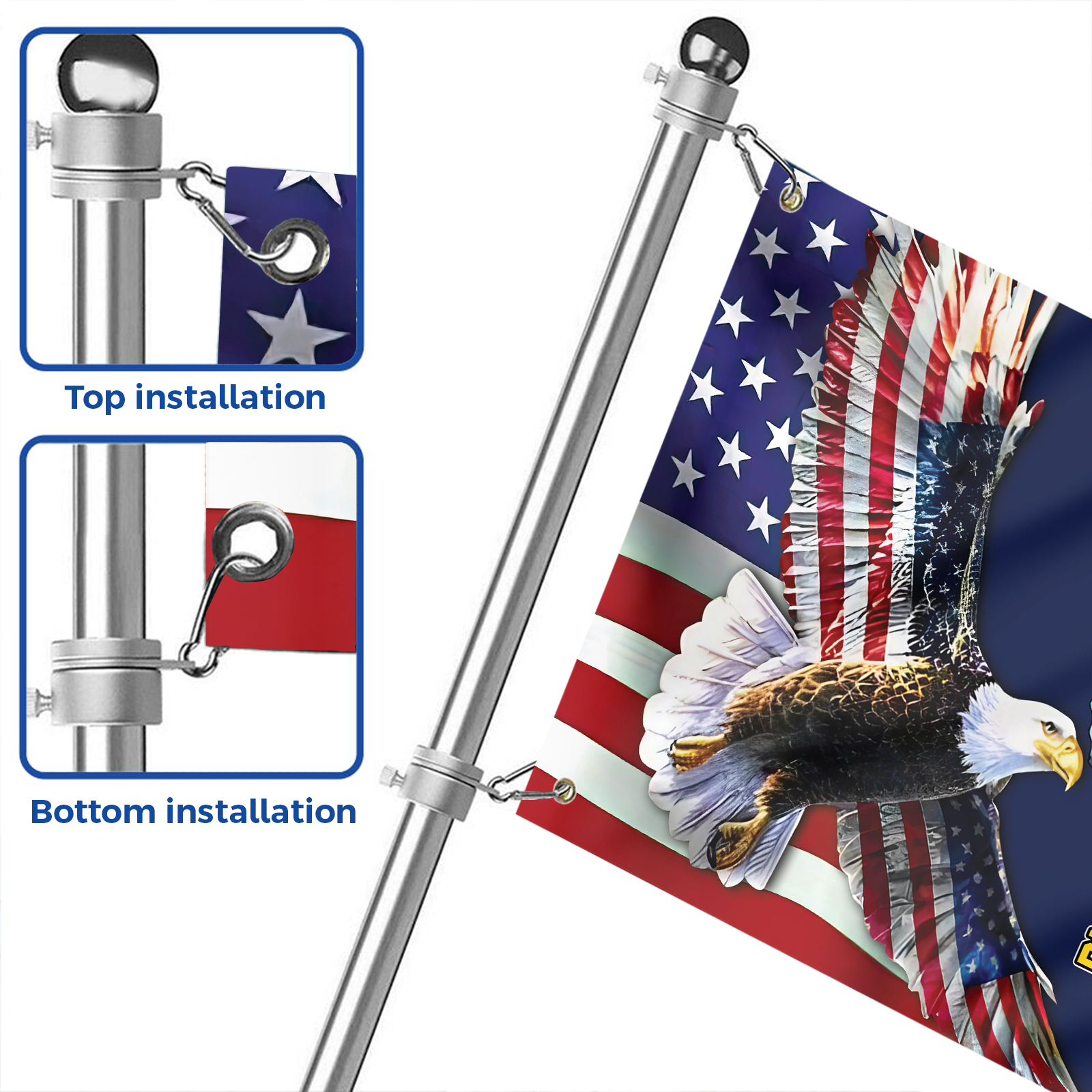 America 250 Years House Flag