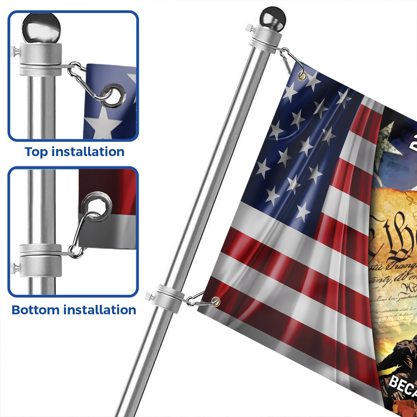 America 250 Years House Flag