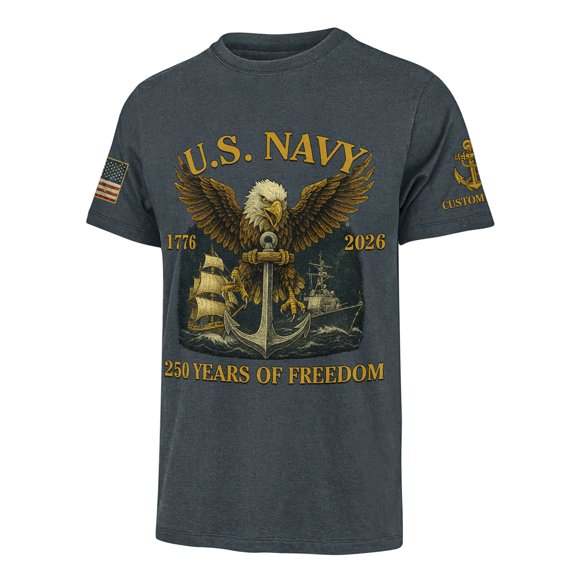 Personalizable America 250 Years Classic T-shirt