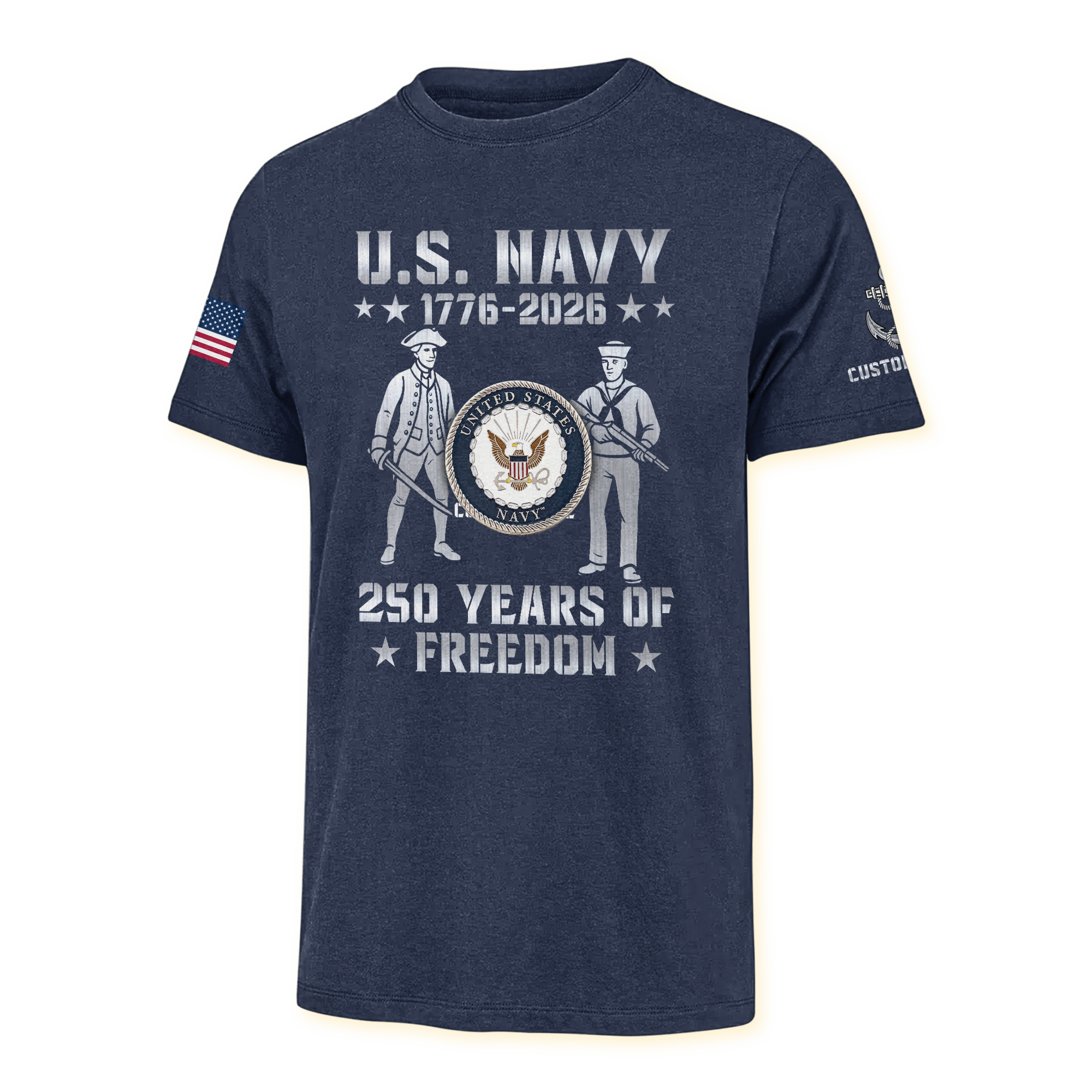 Personalizable America 250 Years Classic T-shirt