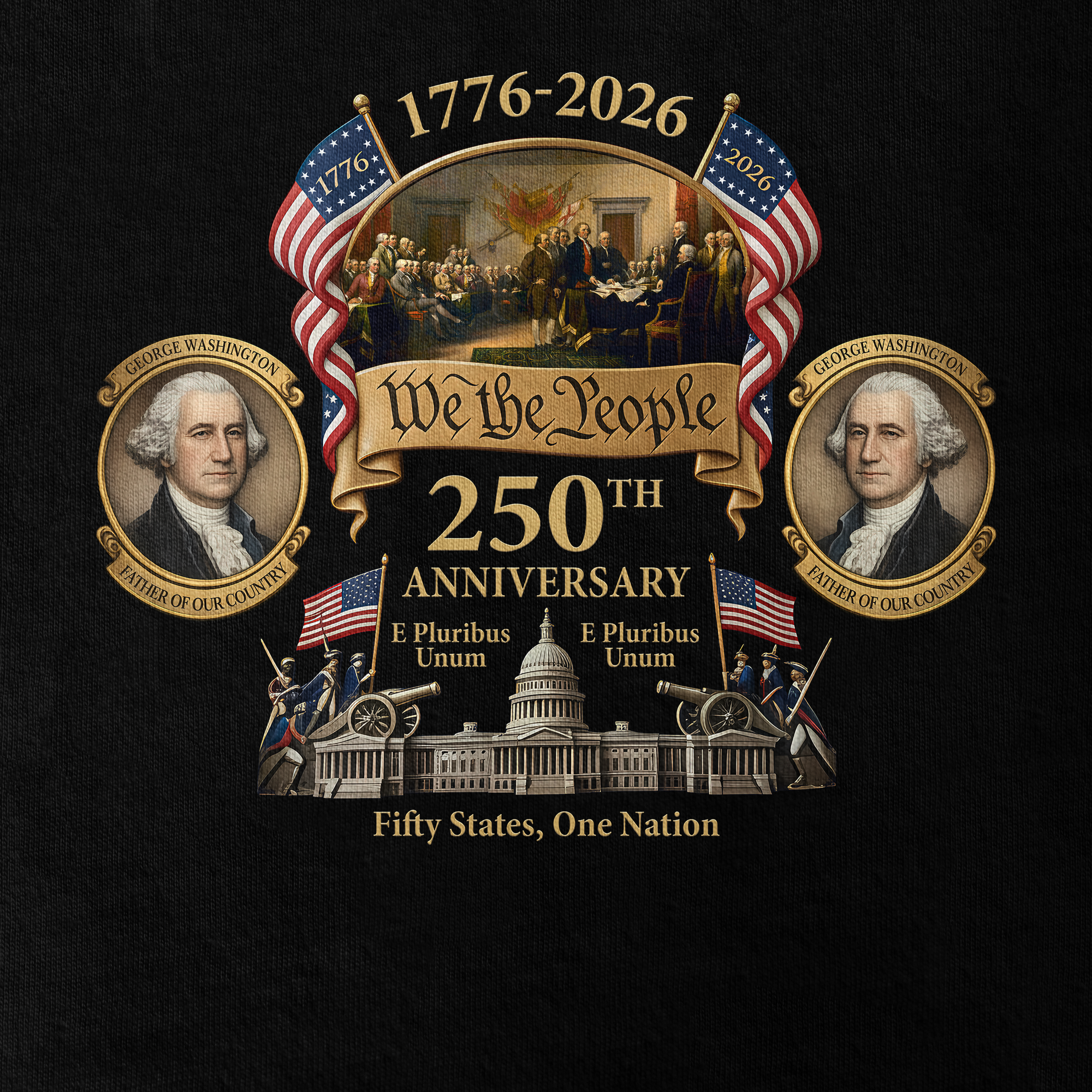 America 250 Years Classic T-shirt