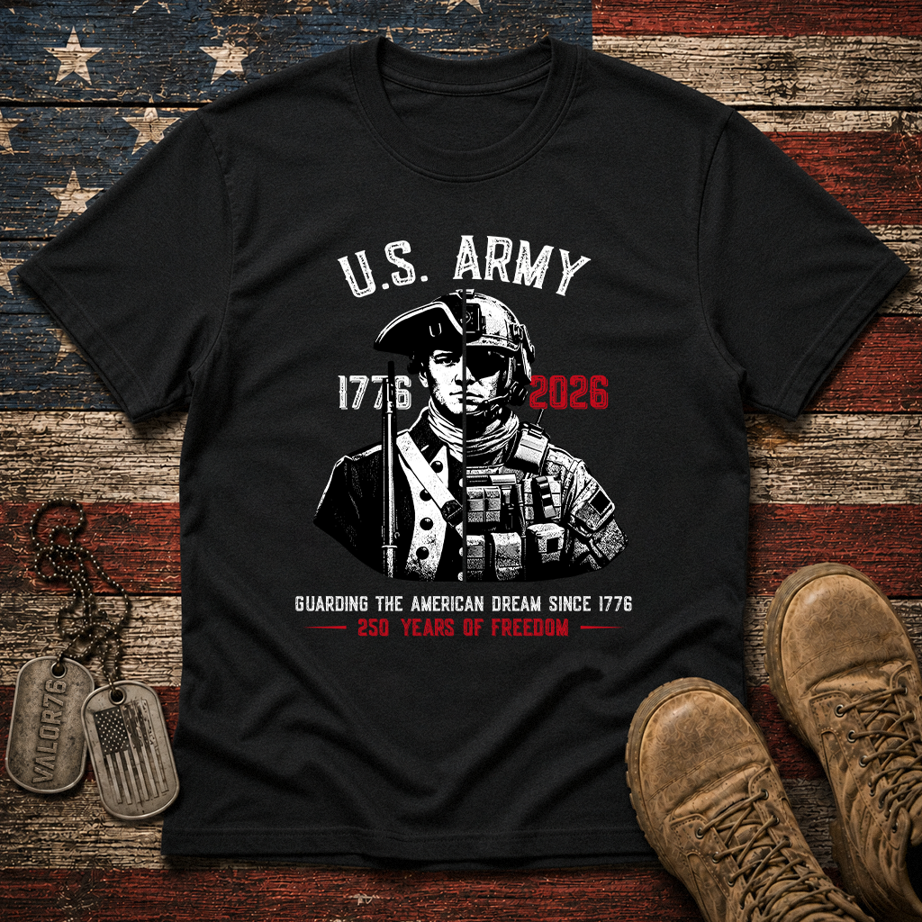 America 250 Army Guarding American Dream Classic Tee