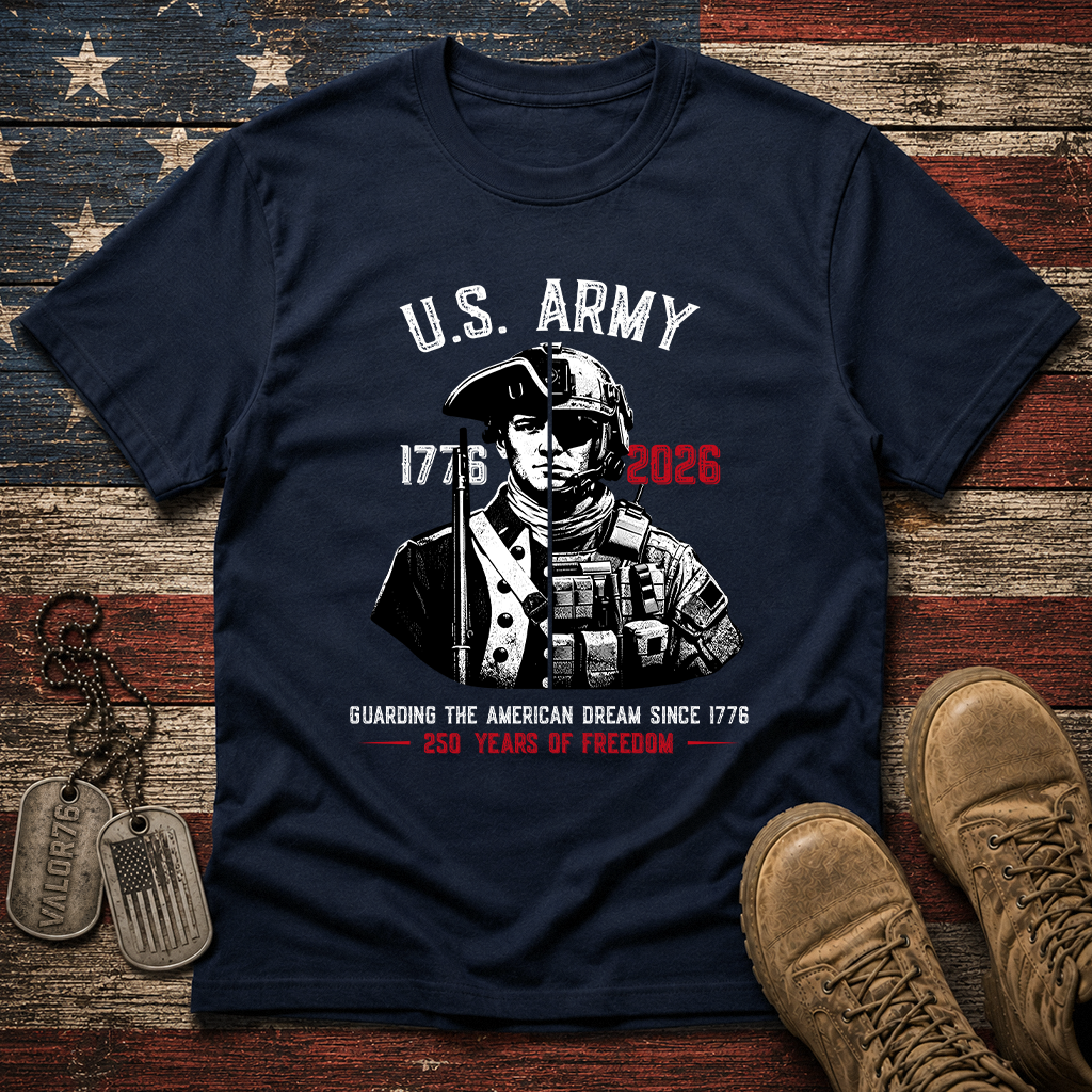 America 250 Army Guarding American Dream Classic Tee