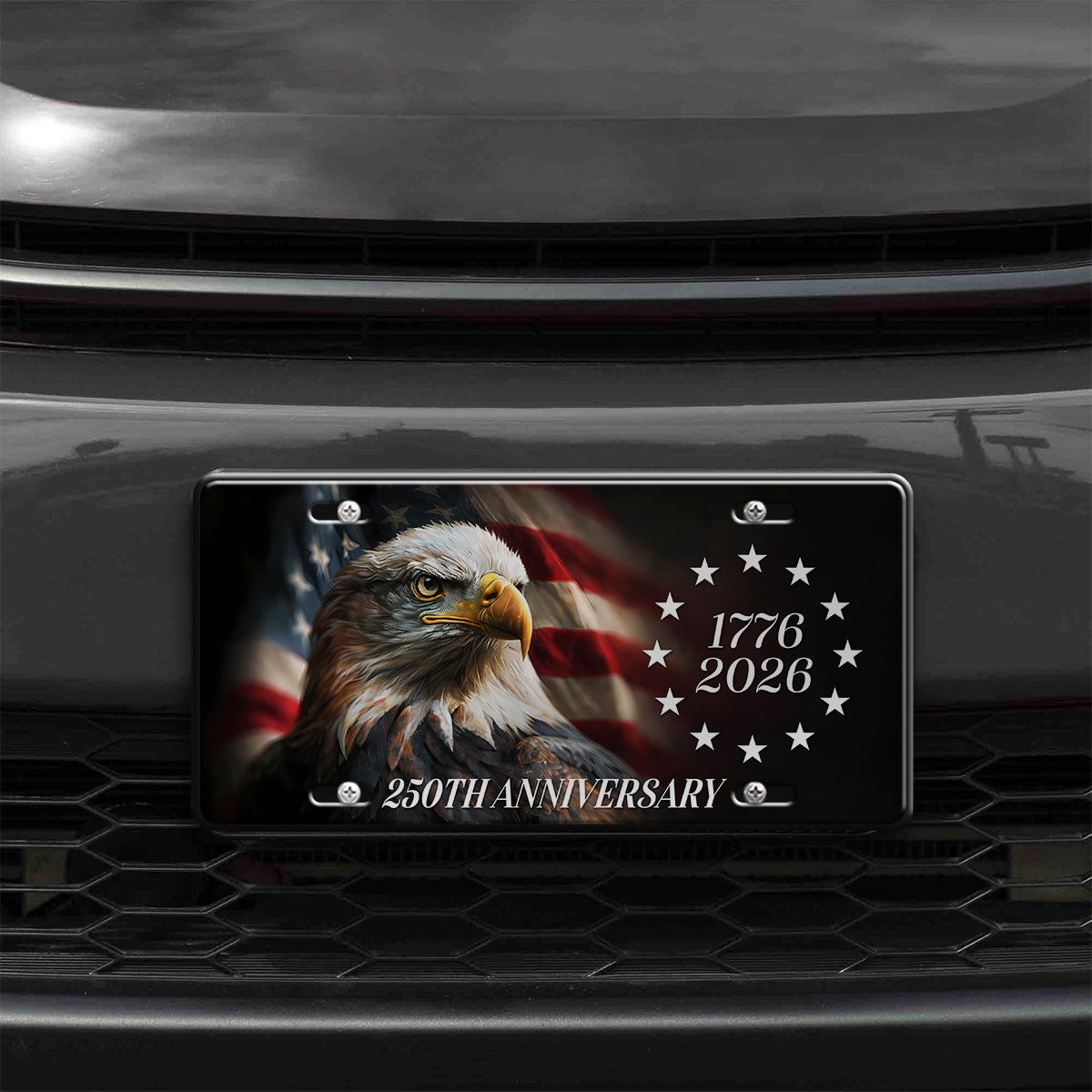 America 250 Years of Freedom Aluminum License Plate