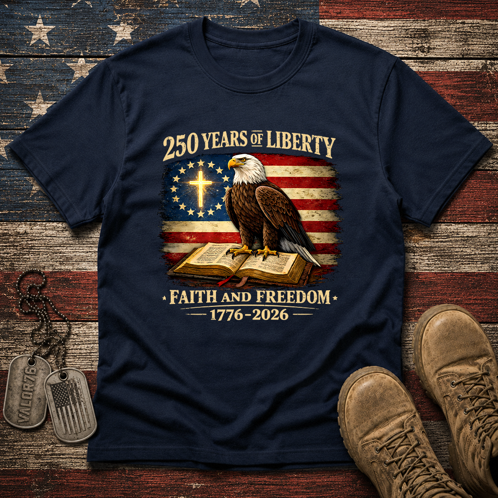 America 250 Faith And Freedom Classic Tee