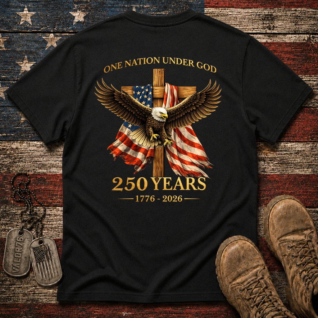 America 250 One Nation Under God Classic Tee