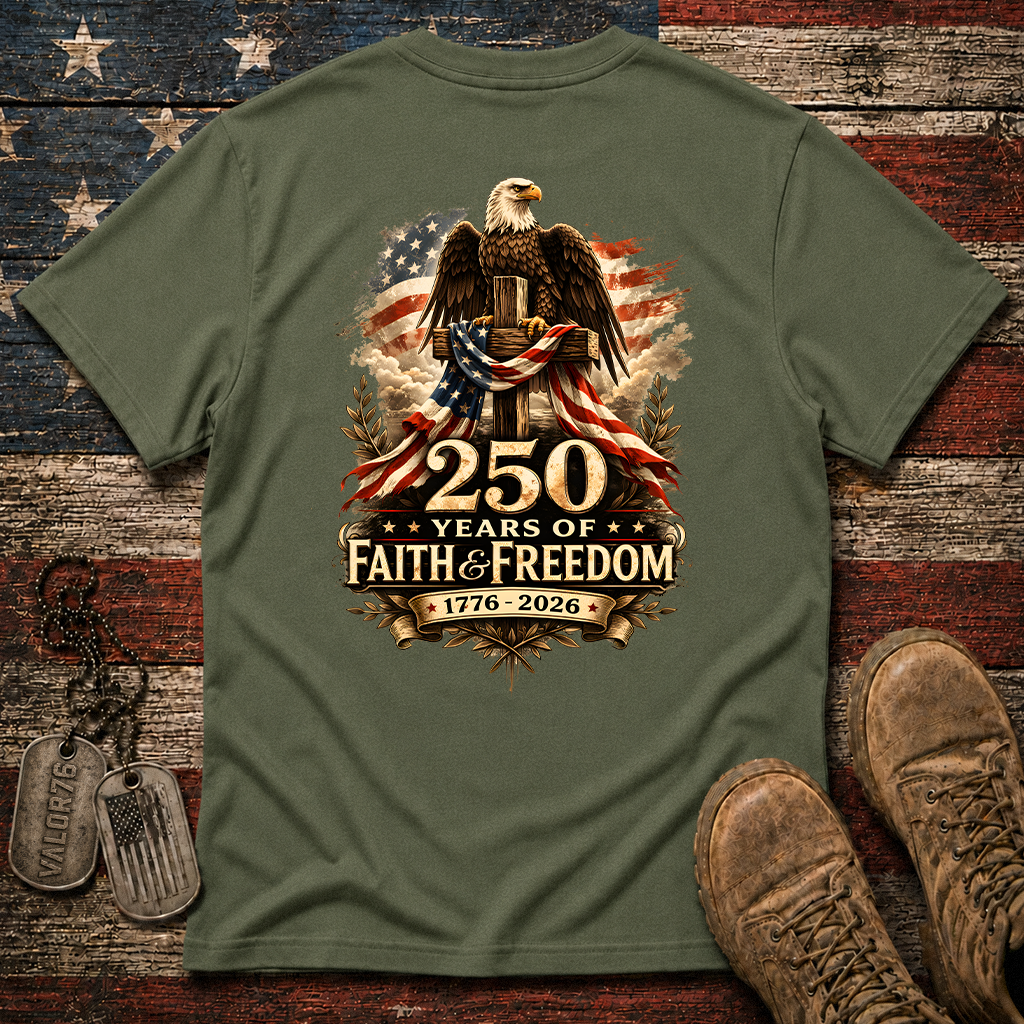America 250 One Nation Under God Classic Tee