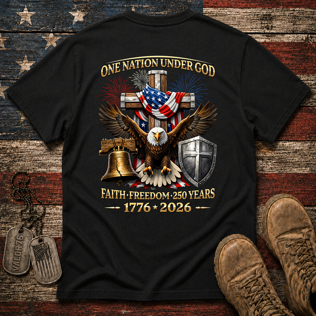 America 250 One Nation Under God Classic Tee