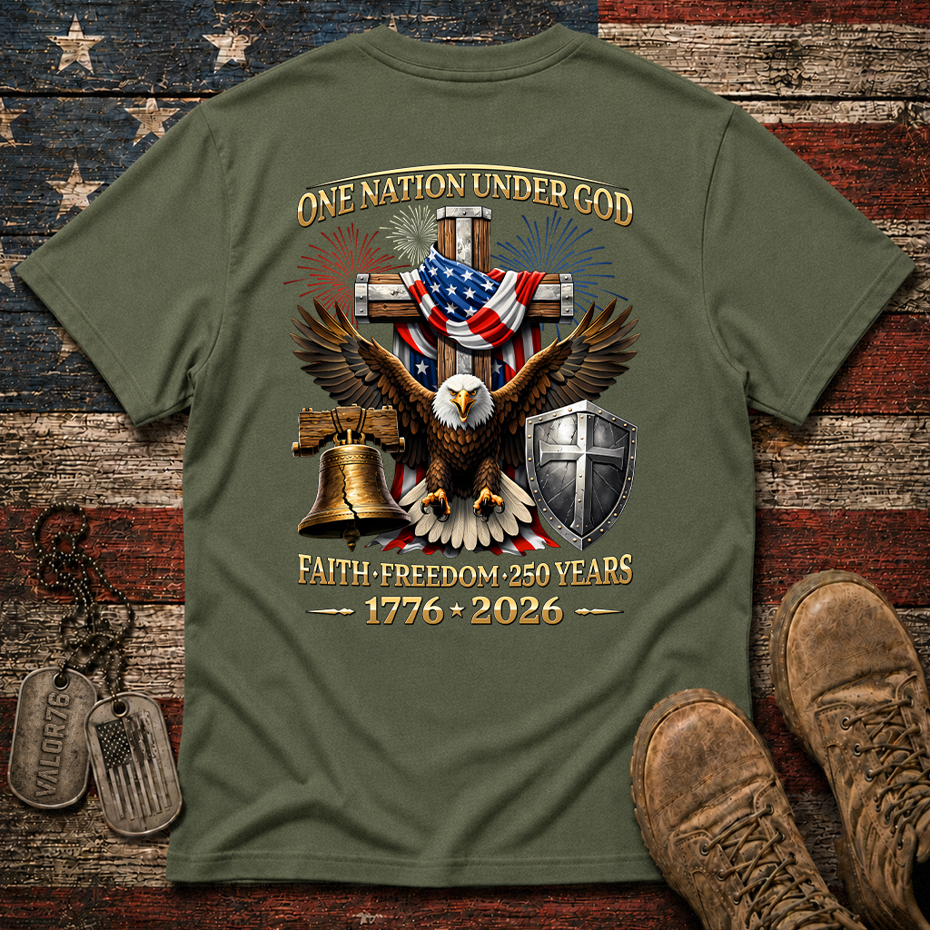 America 250 One Nation Under God Classic Tee
