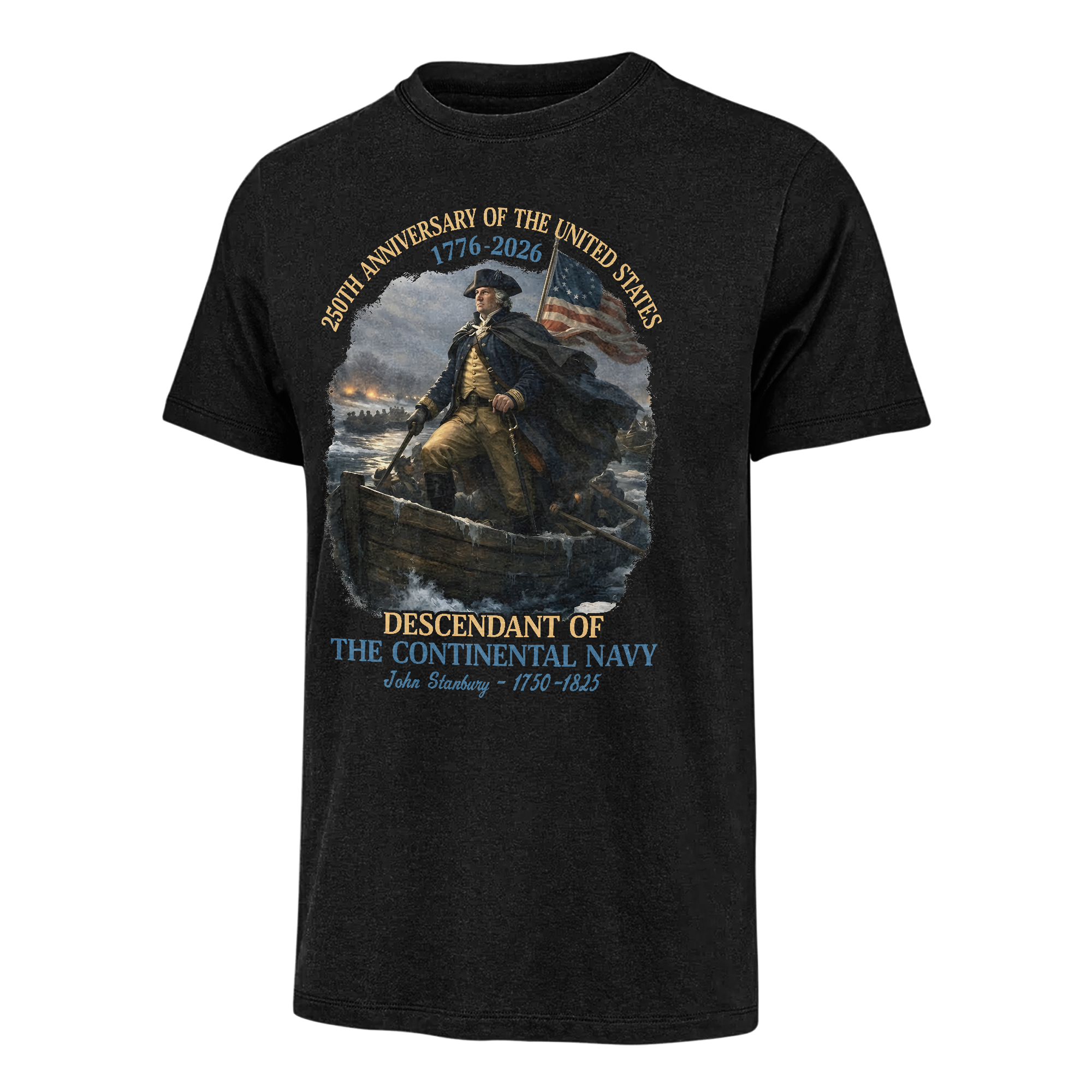Personalizable America 250 Years Descendant Of A Patriot Classic T-shirt