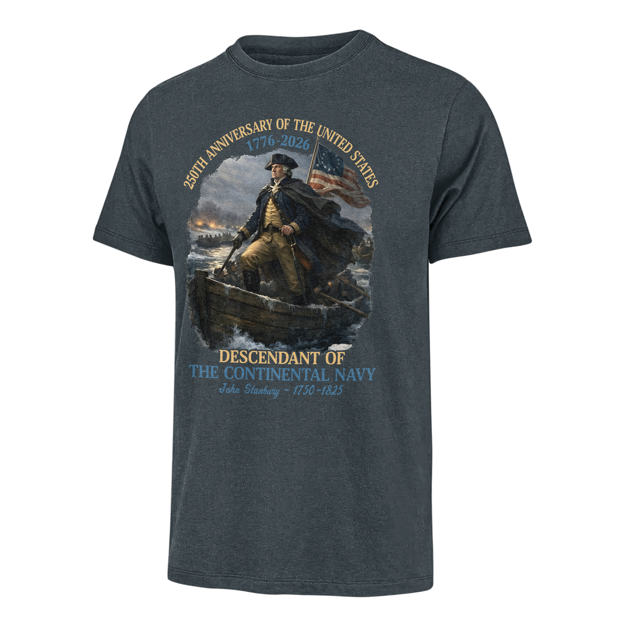 Personalizable America 250 Years Descendant Of A Patriot Classic T-shirt