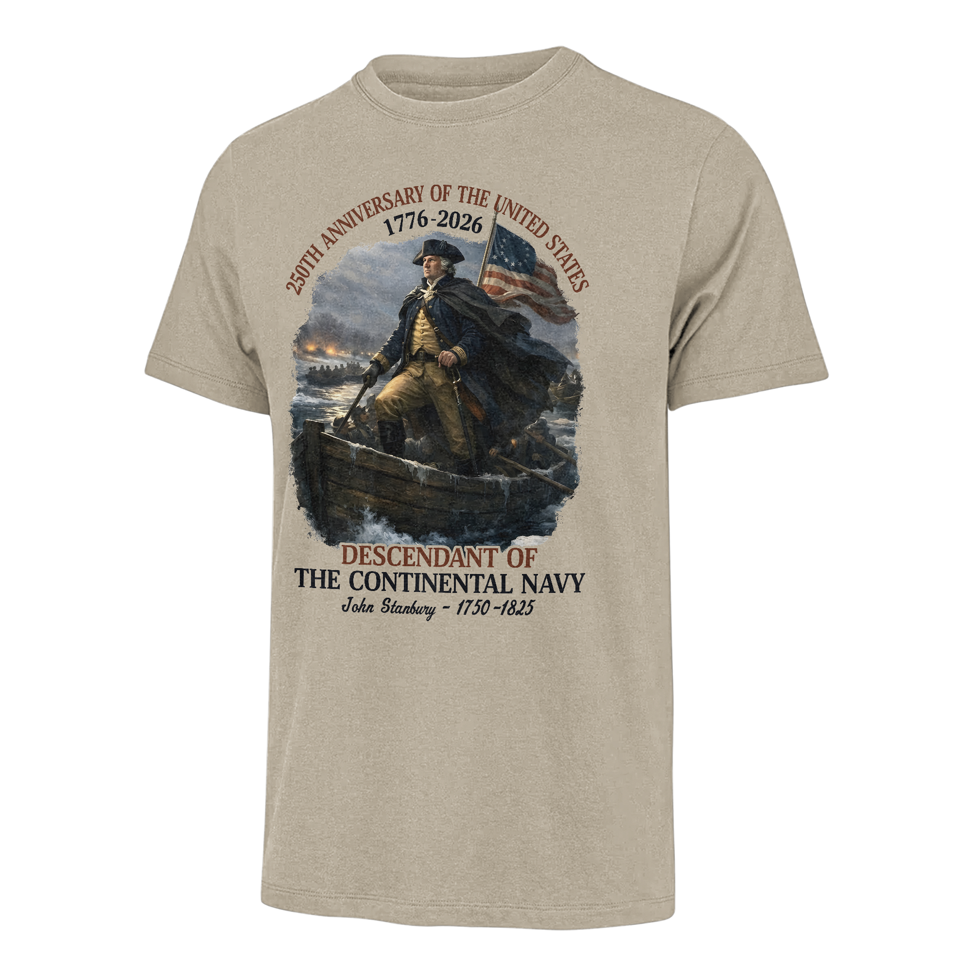 Personalizable America 250 Years Descendant Of A Patriot Classic T-shirt