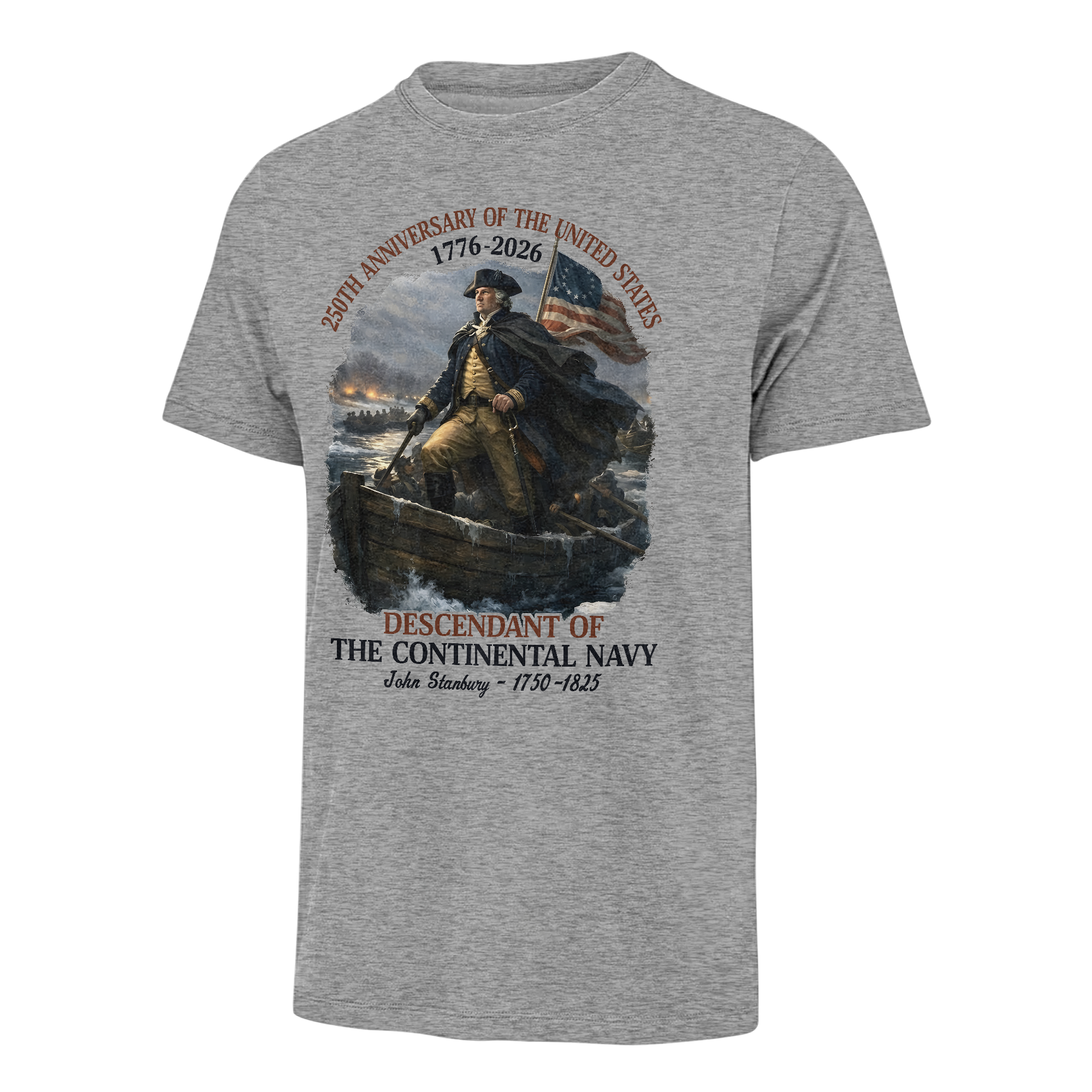 Personalizable America 250 Years Descendant Of A Patriot Classic T-shirt