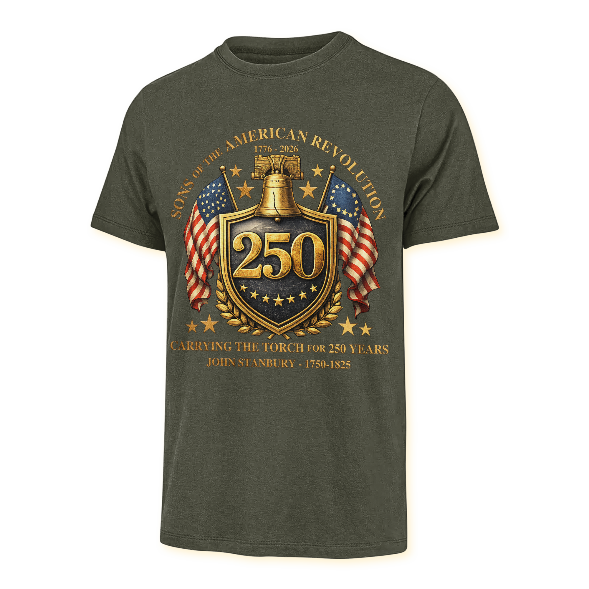 Personalizable America 250 Years Descendant Of A Patriot Classic T-shirt
