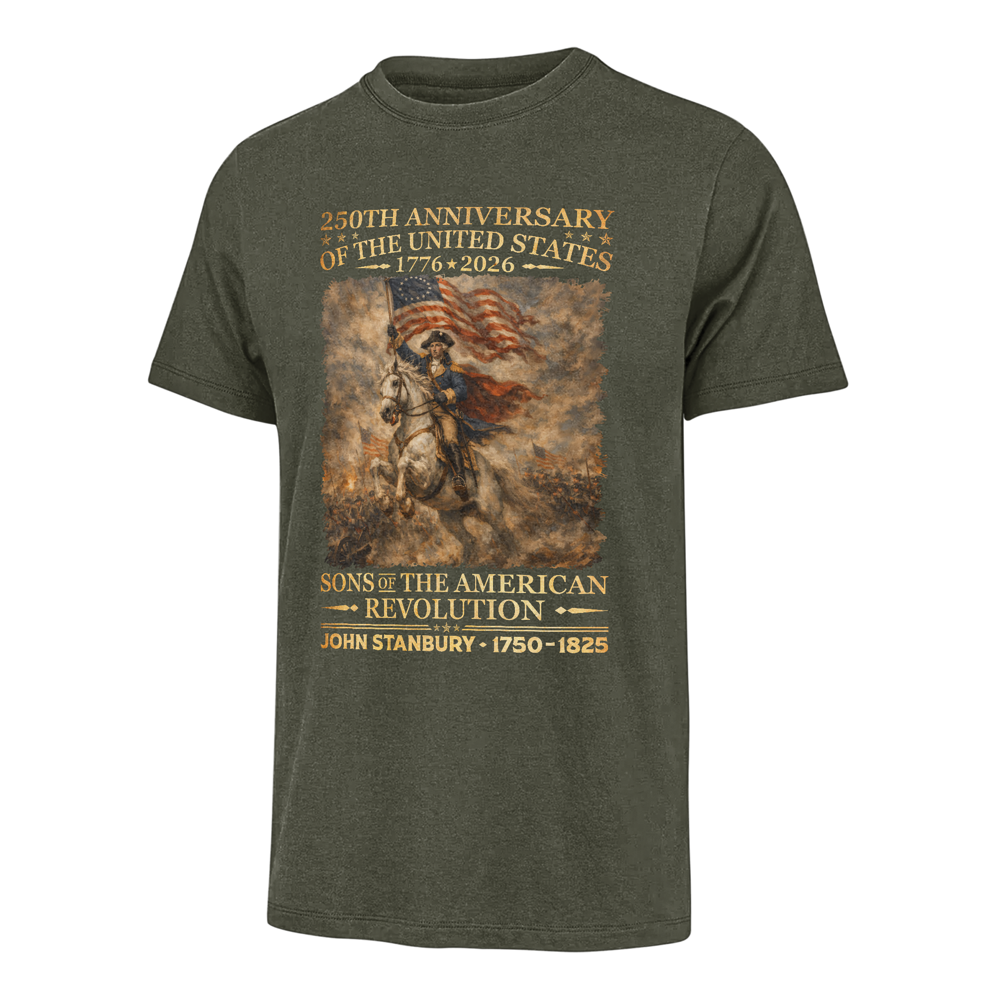 Personalizable America 250 Years Descendant Of A Patriot Classic T-shirt