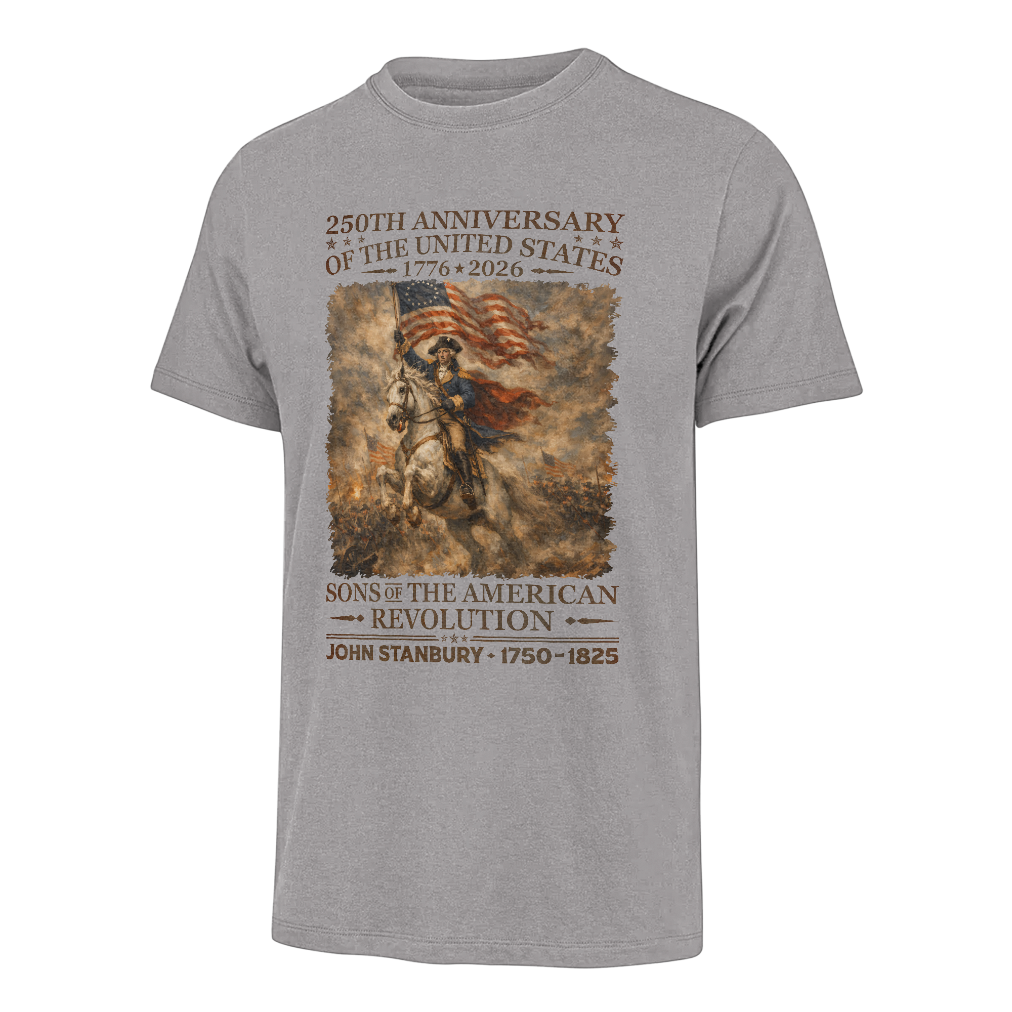 Personalizable America 250 Years Descendant Of A Patriot Classic T-shirt