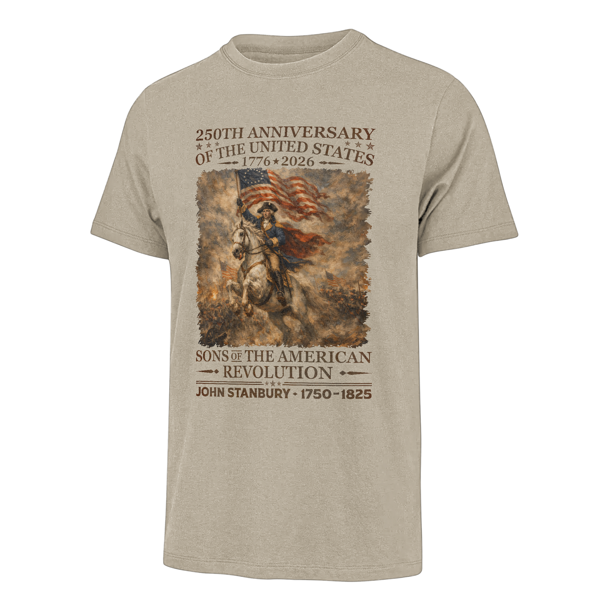 Personalizable America 250 Years Descendant Of A Patriot Classic T-shirt