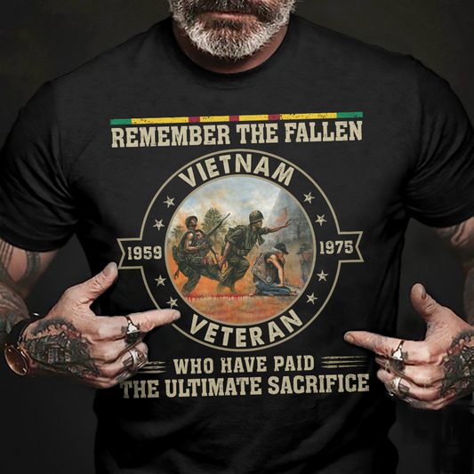 Remember The Fallen Who Have Paid The Ultimate Sacrifice Classic T-Shirt