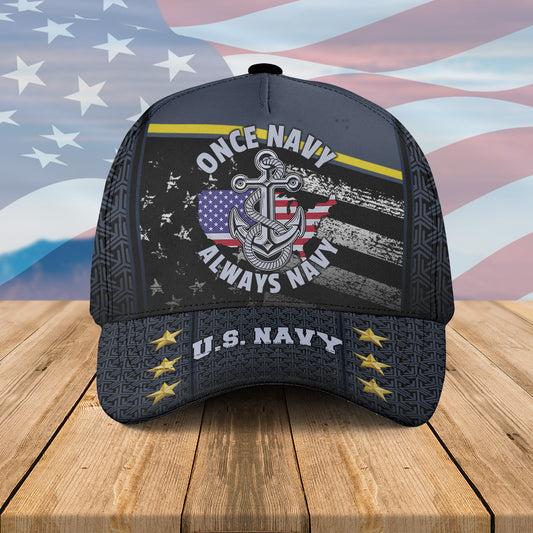 Once Navy Always Navy Hat Cap