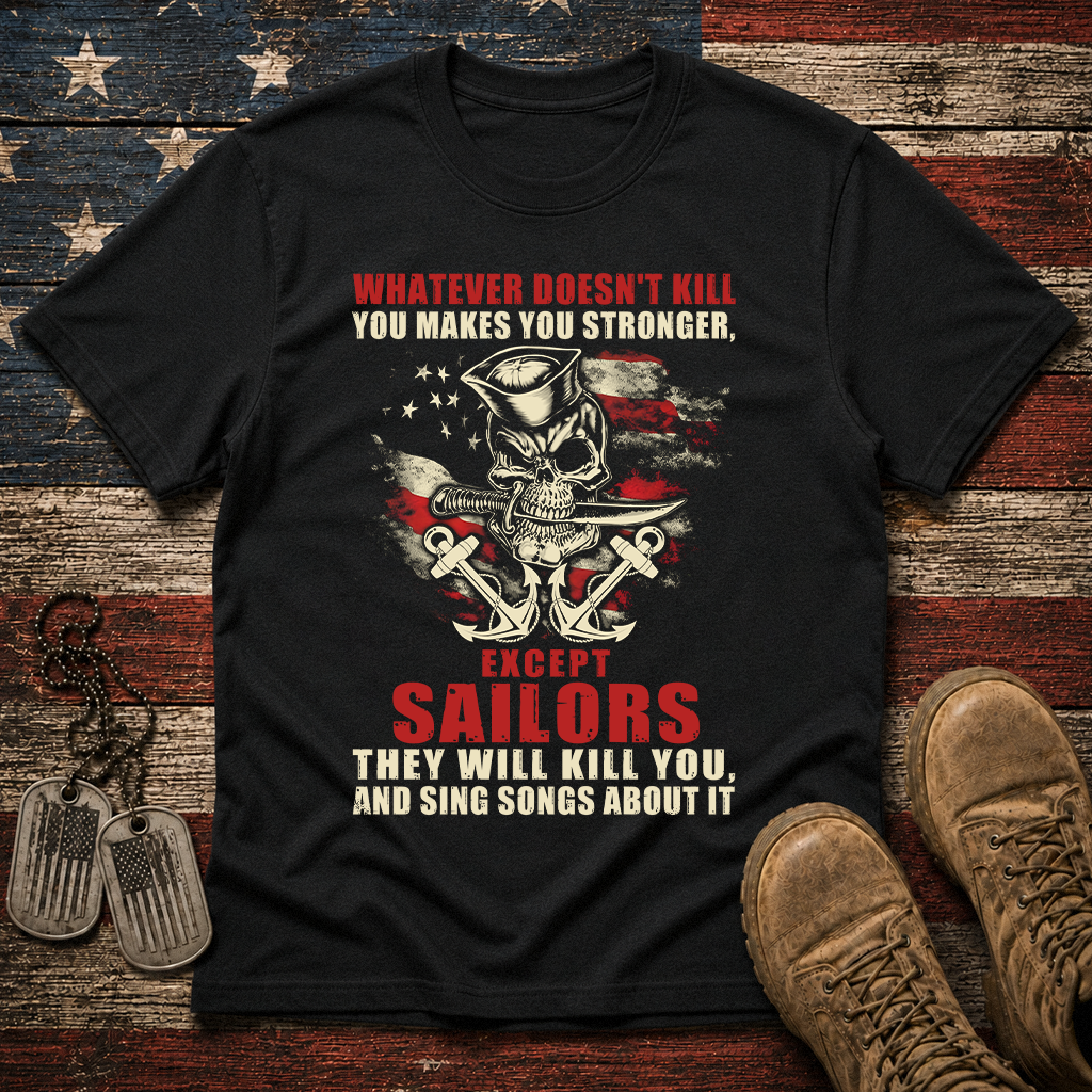 Navy Makes You Stronger Classic Tee