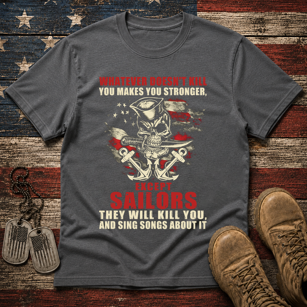 Navy Makes You Stronger Classic Tee