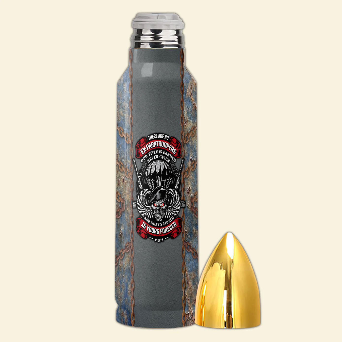 Airborne Veteran I Jump Out Of Planes On Purpose Bullet Tumbler