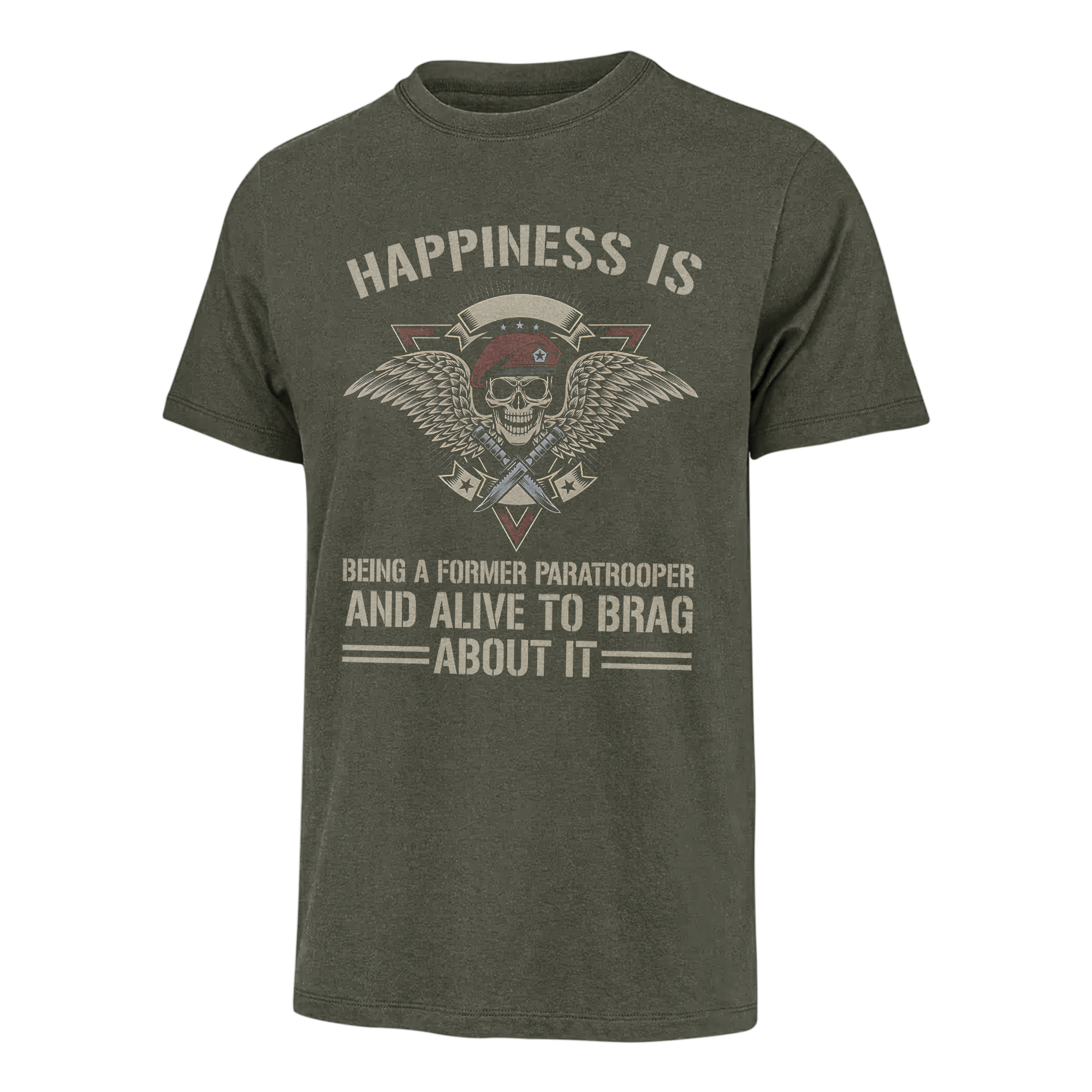 Happiness Is Being A Former Paratrooper Classic T-Shirt