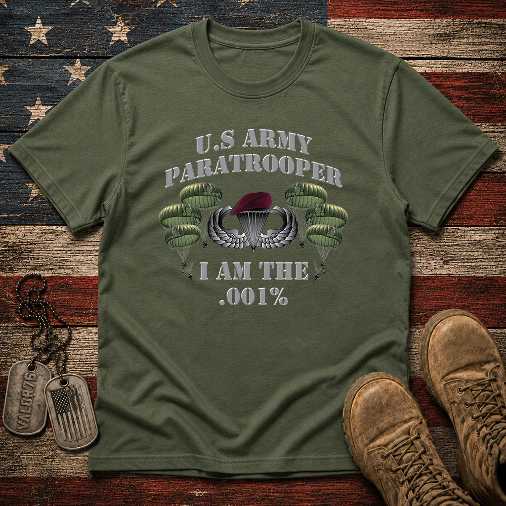 Paratrooper I Am The .001% Classic Tee