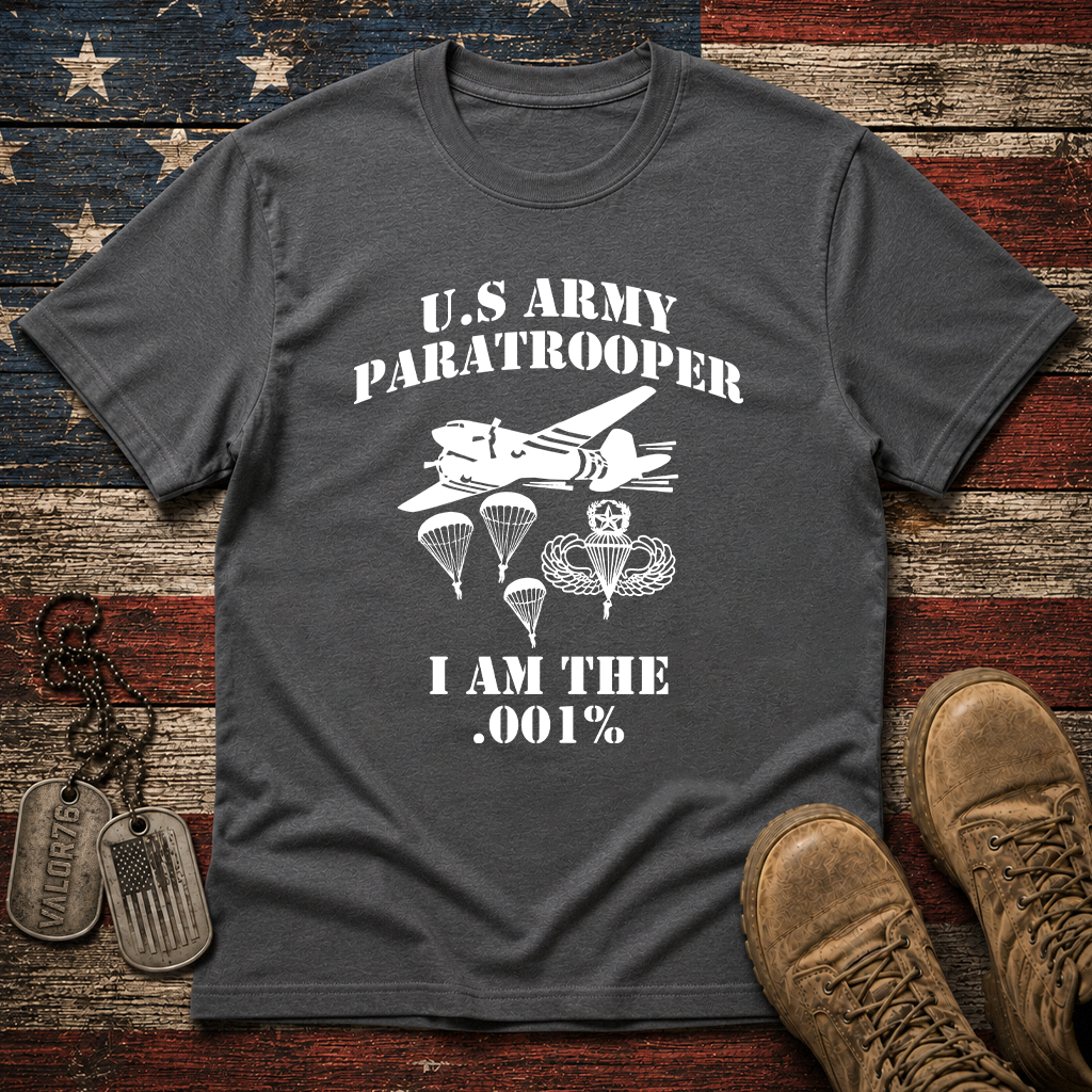 Paratrooper I Am The .001% Classic Tee